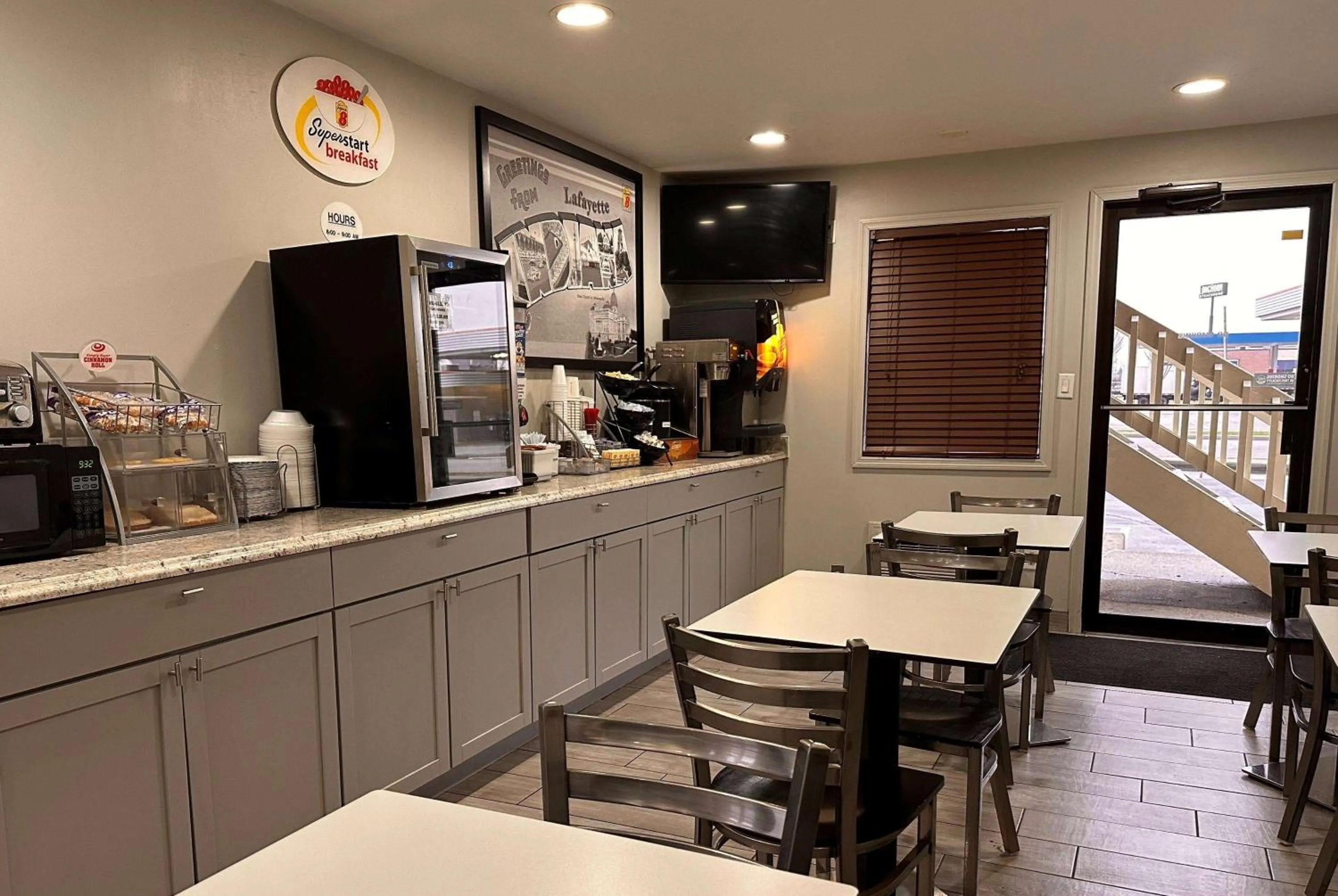 Breakfast in Super 8 by Wyndham Lafayette