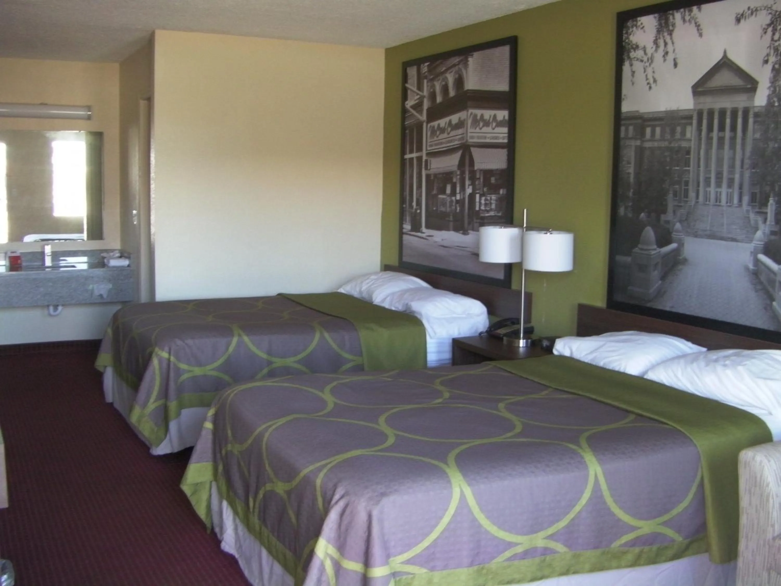 Bedroom, Bed in Super 8 by Wyndham Lafayette