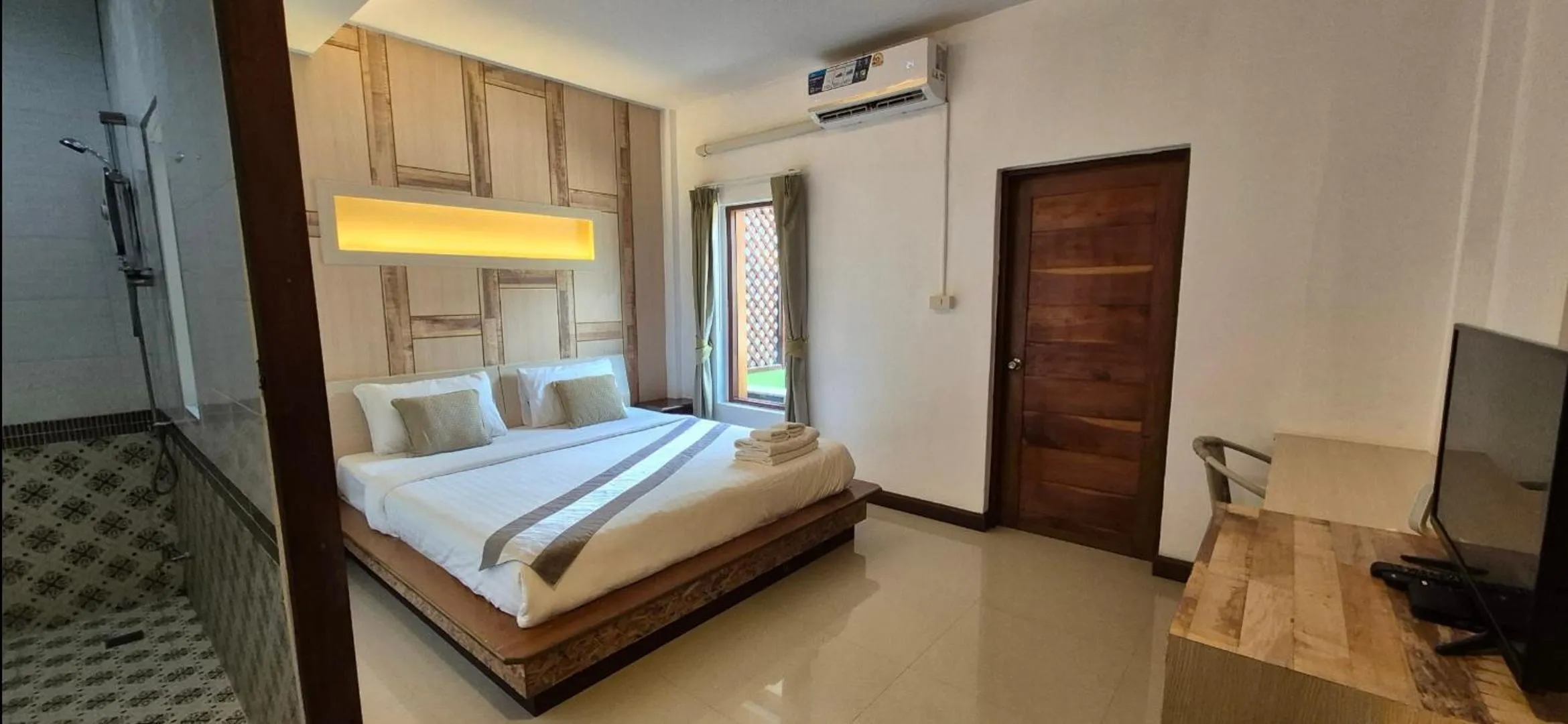 Bed in The Peace Tara House