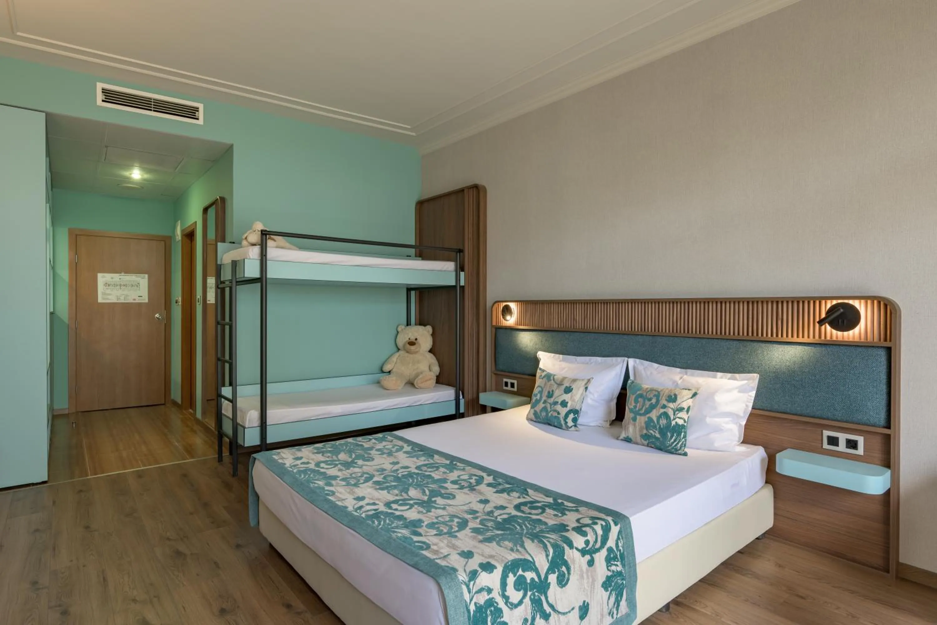 Bed in Kristal Hotel - All inclusive - Fully renovated rooms 2025