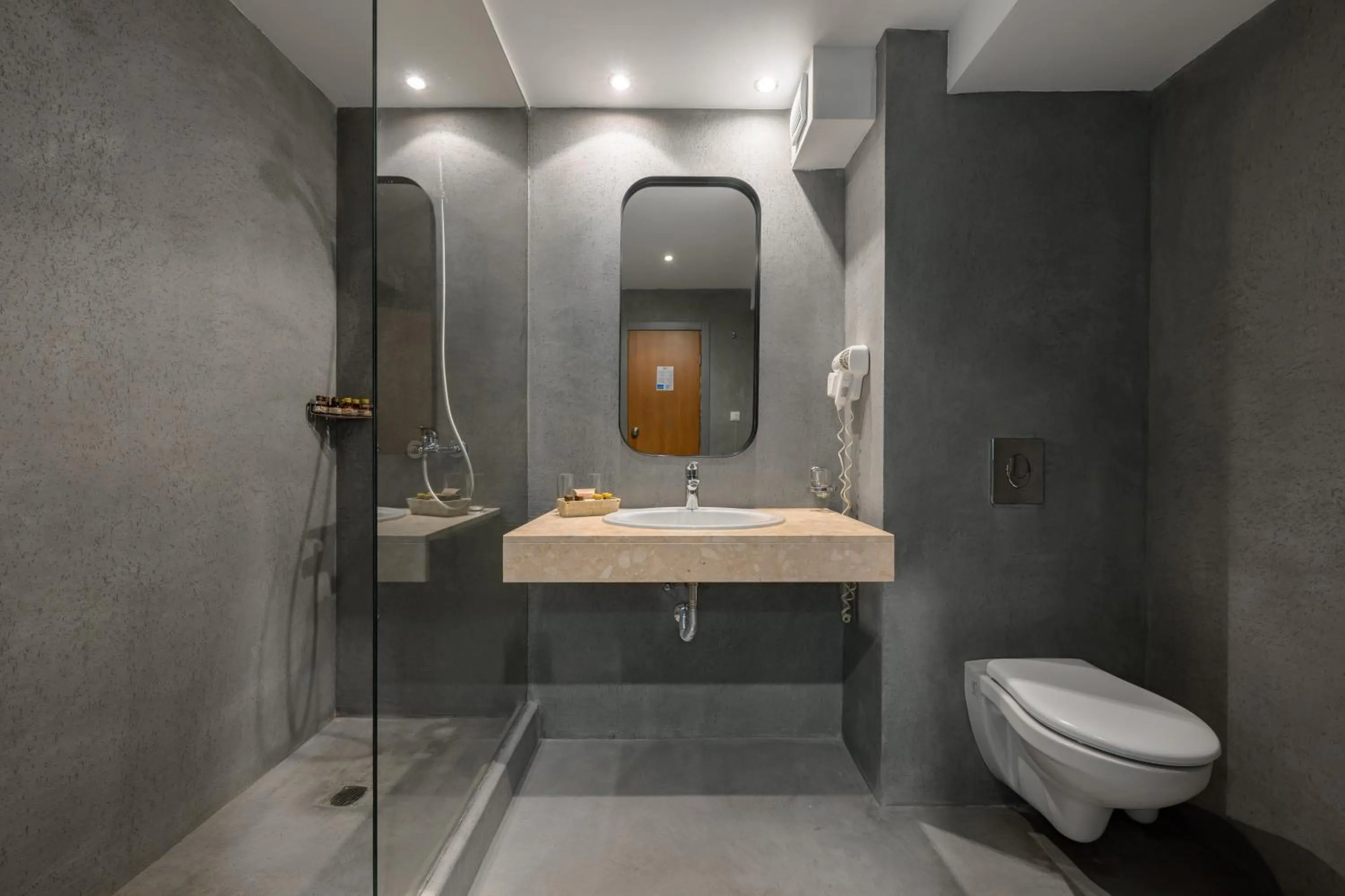 Shower in Kristal Hotel - All inclusive - Fully renovated rooms 2025