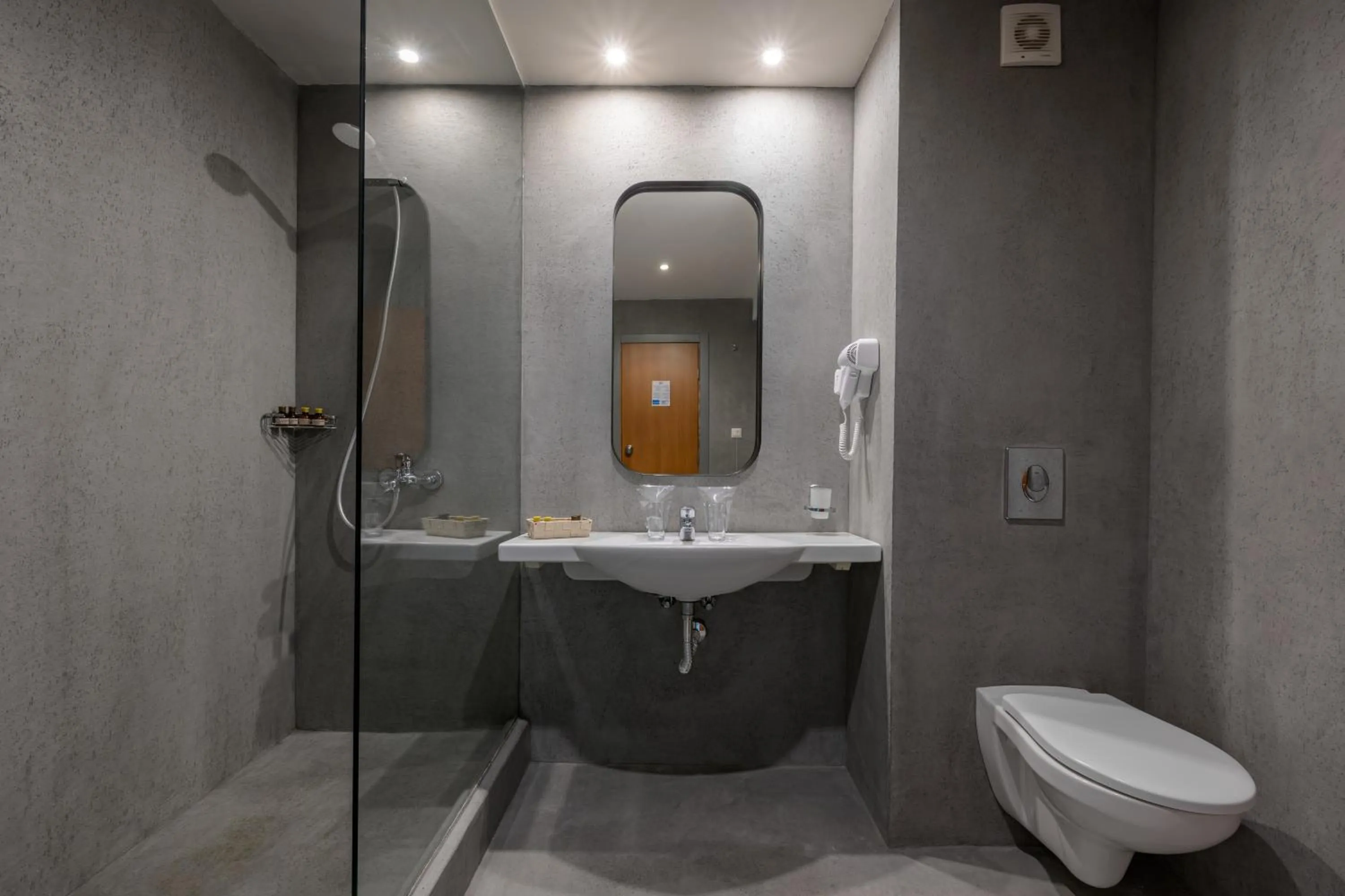 Shower in Kristal Hotel - All inclusive - Fully renovated rooms 2025