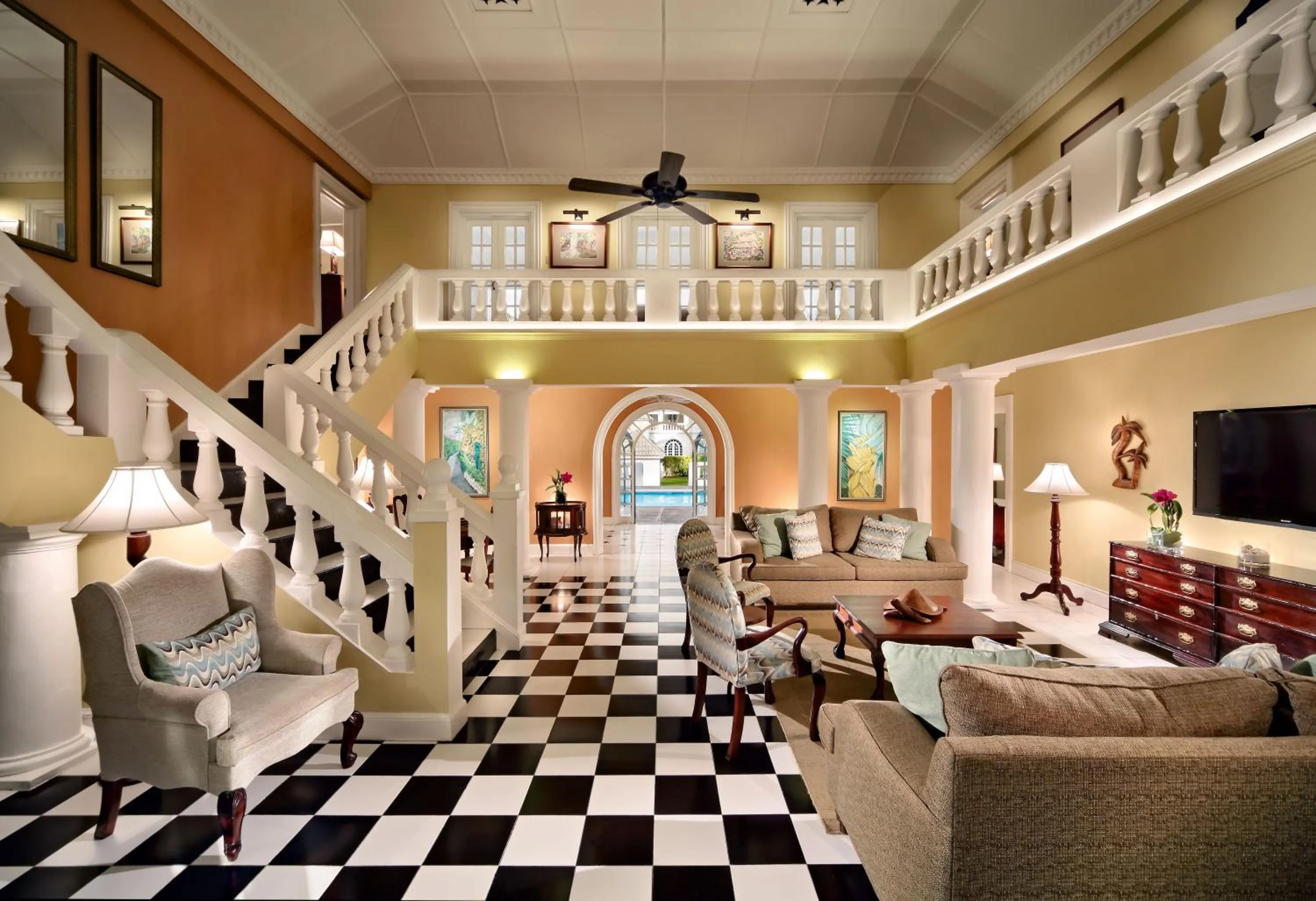 Living room in Half Moon