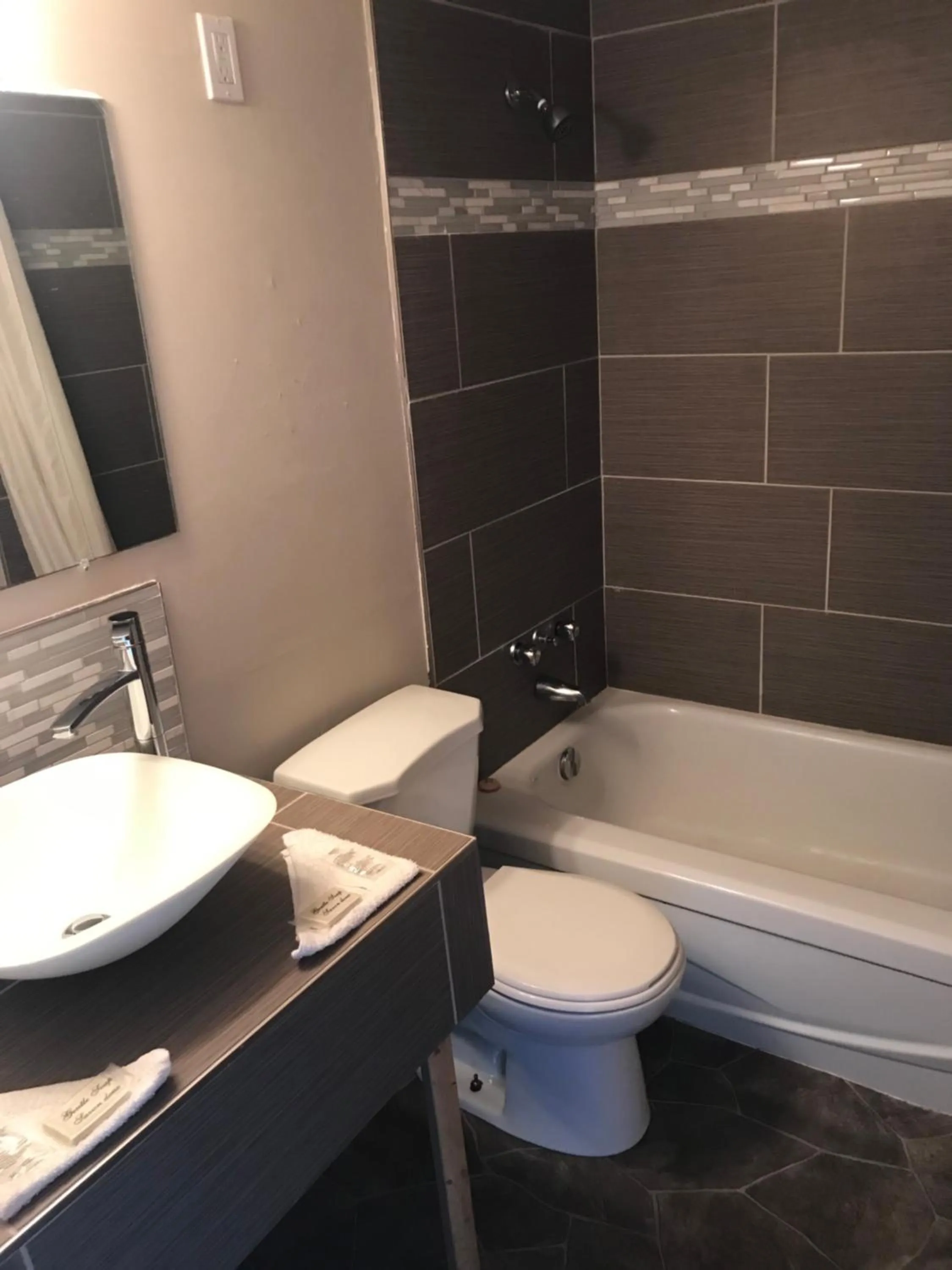 Shower in Rainbow Motor Inn - Fallsview