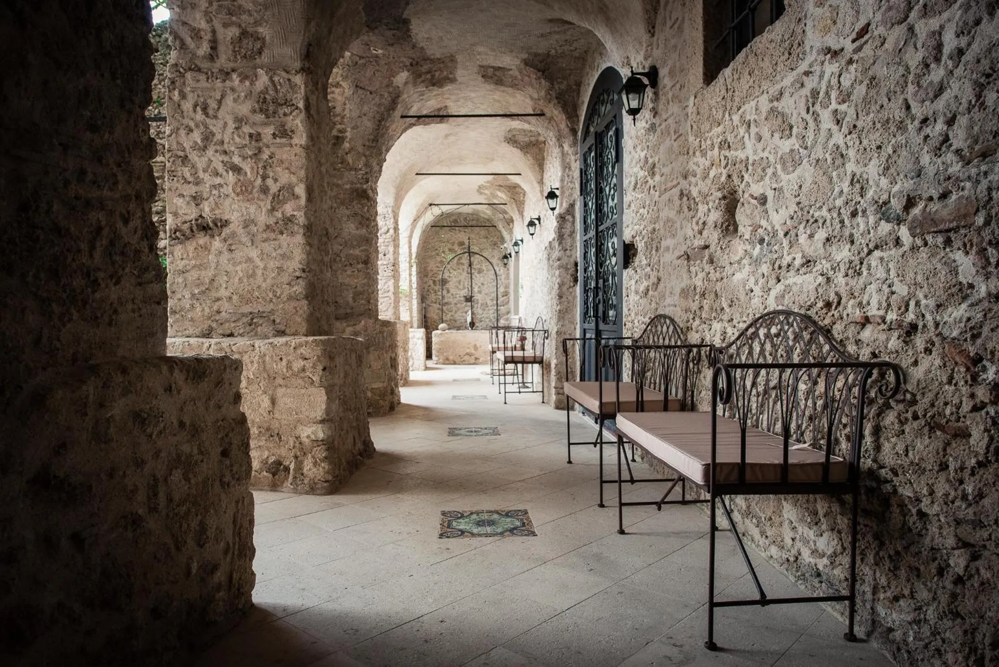 Patio in Palazzo Candida B&B