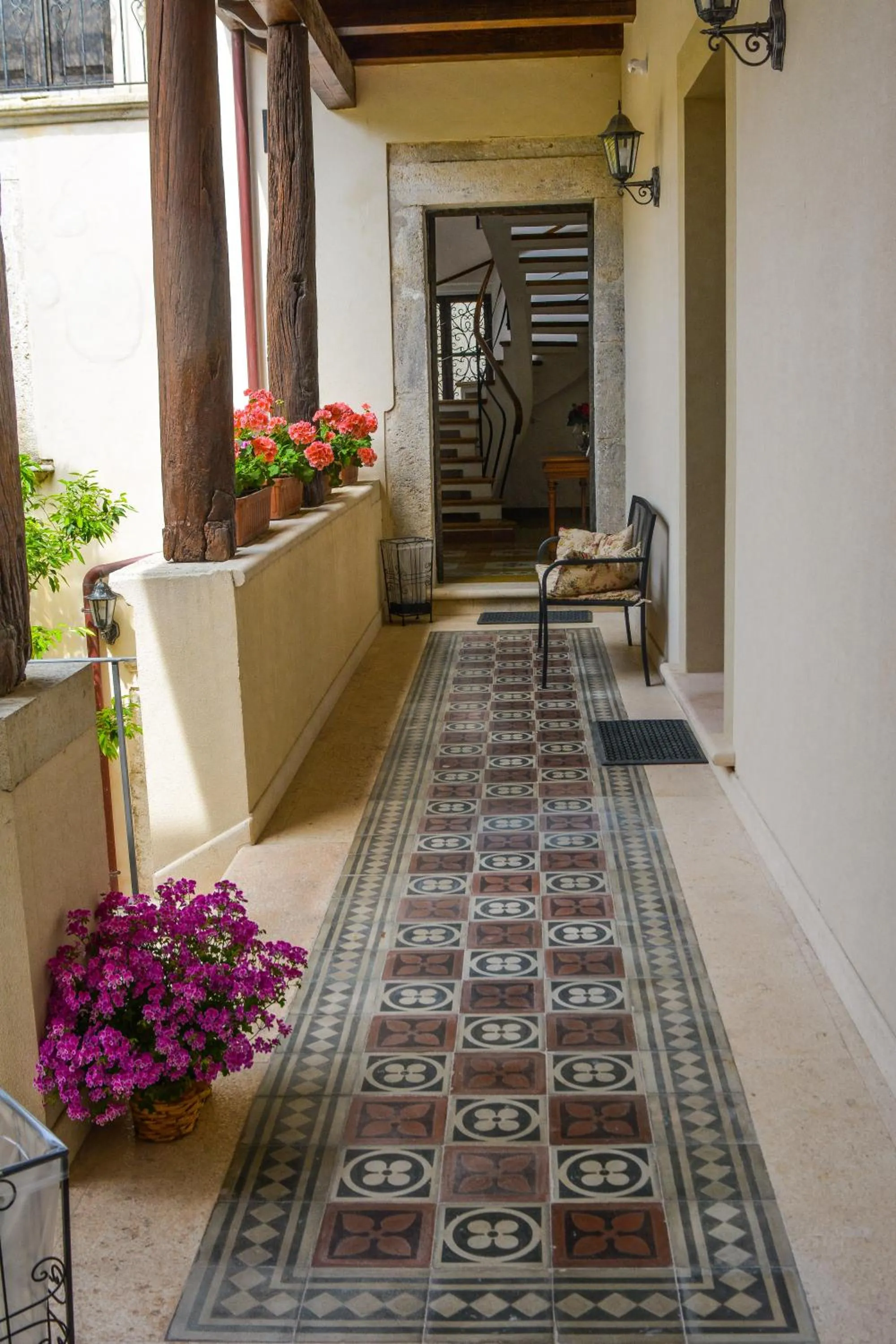 Patio in Palazzo Candida B&B