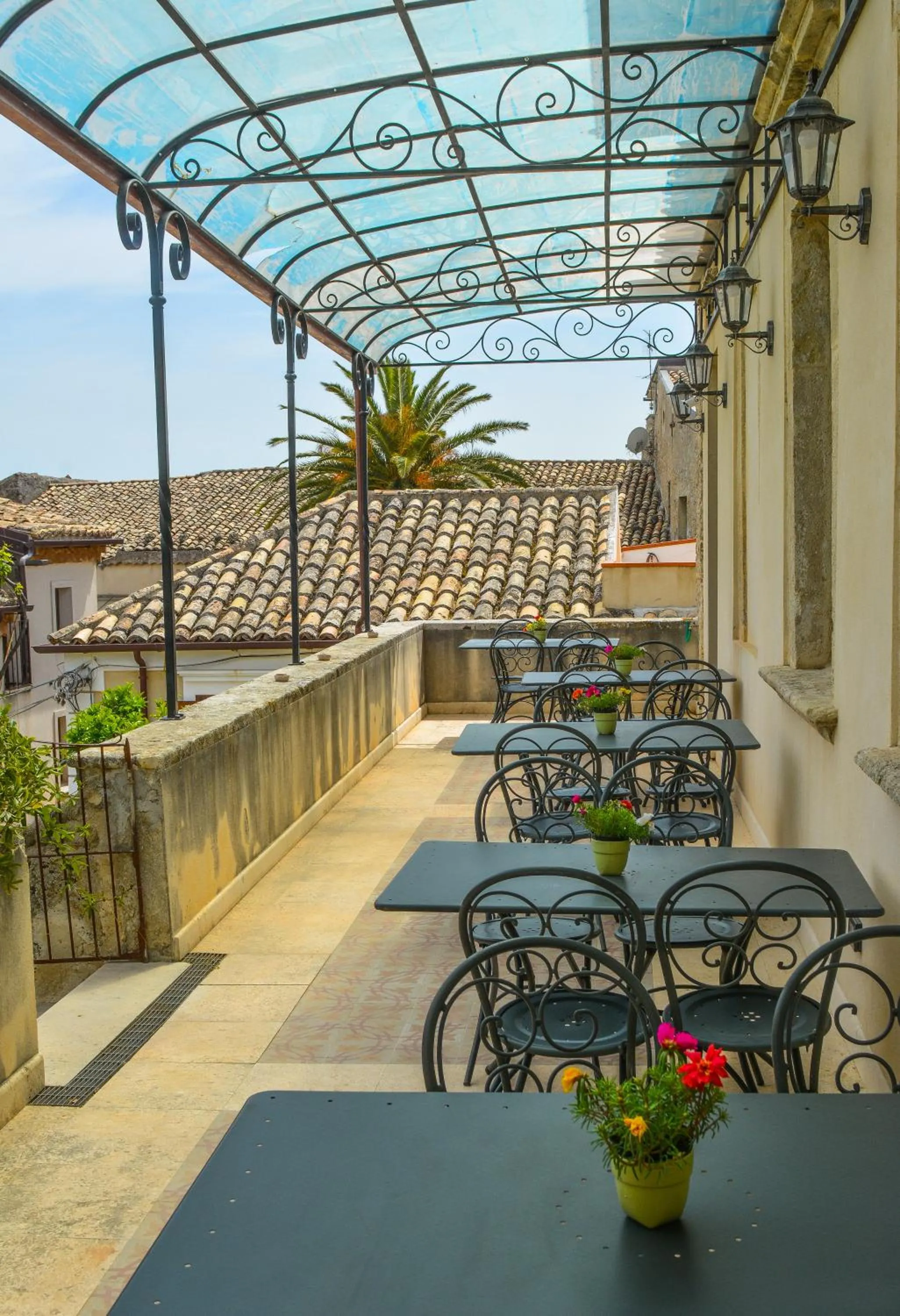 Patio in Palazzo Candida B&B