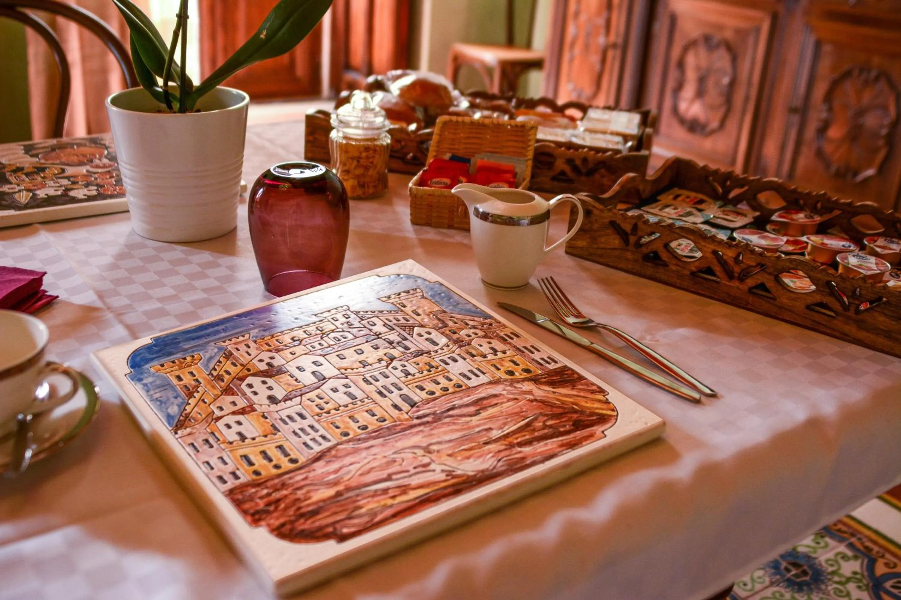 Continental breakfast in Palazzo Candida B&B