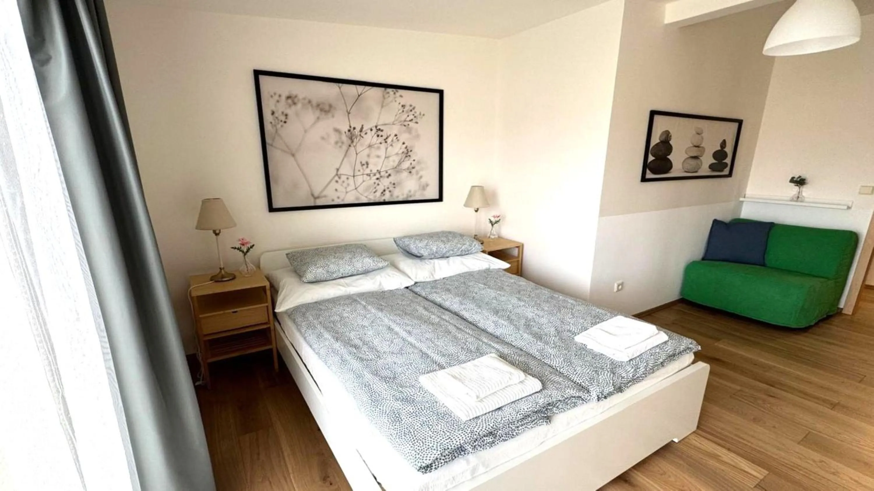 Bed in City Castle Aparthotel