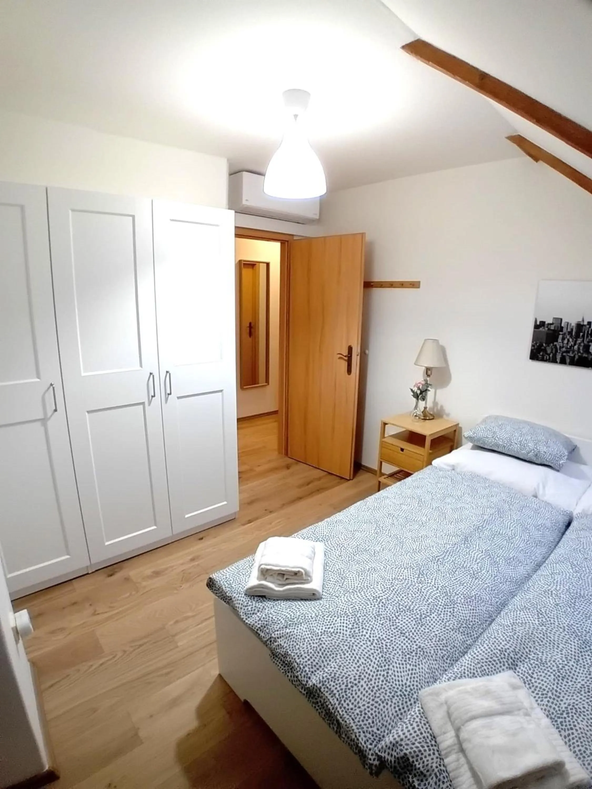 Bed in City Castle Aparthotel