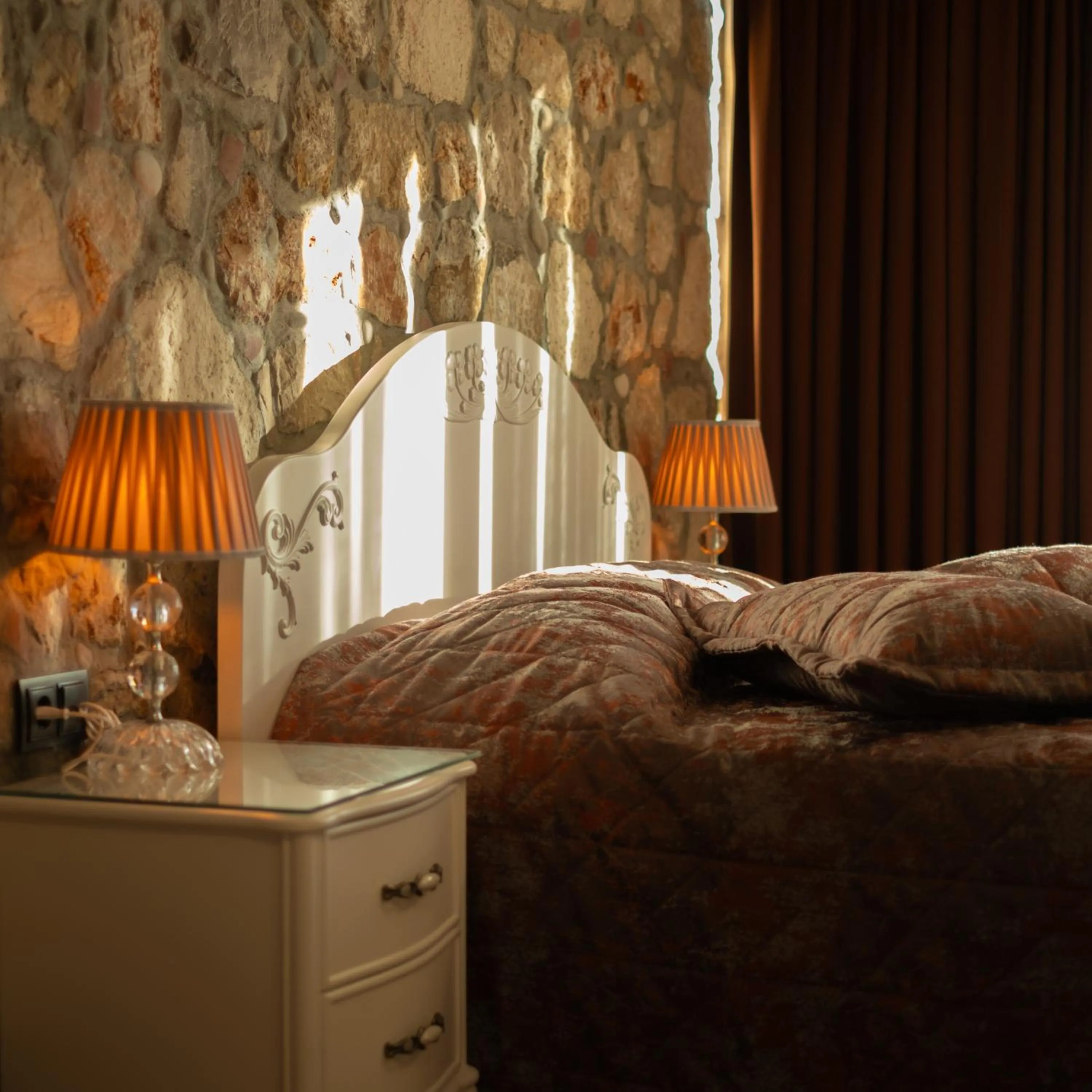 Bed in Villa Symbola