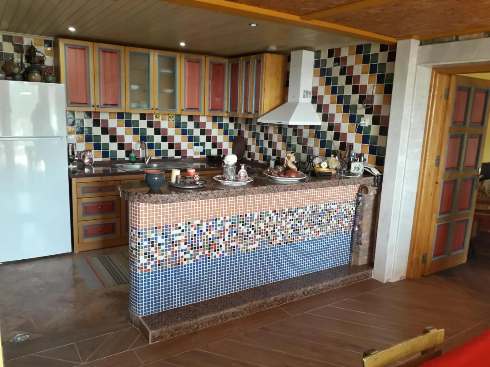 Kitchen or kitchenette in Villa Symbola