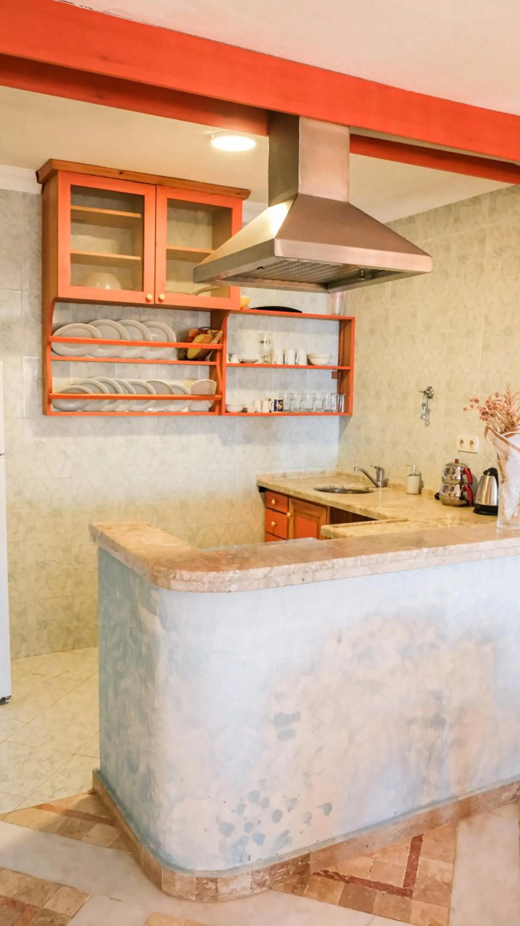 Kitchen or kitchenette in Villa Symbola