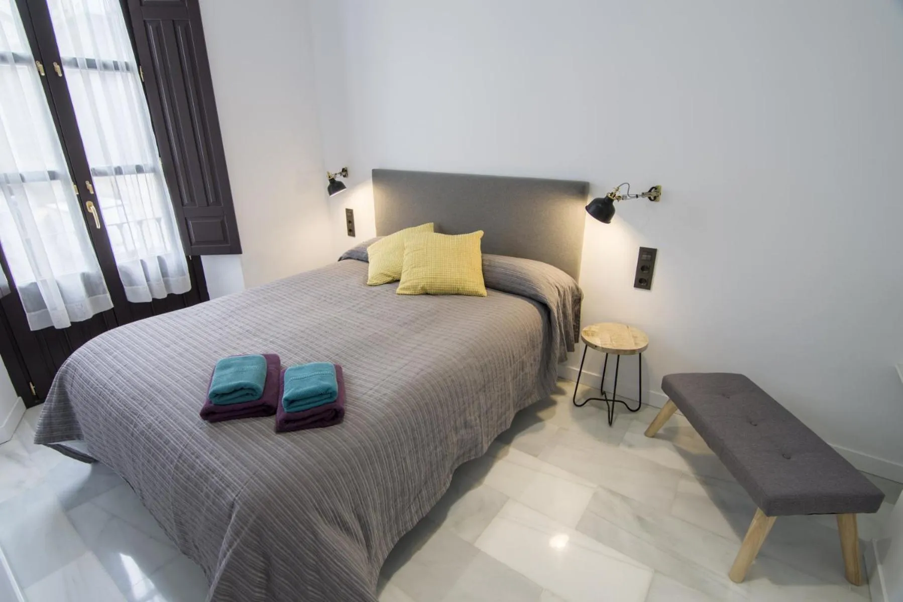 Bedroom, Bed in Casa Montalbán Apartamentos Turísticos