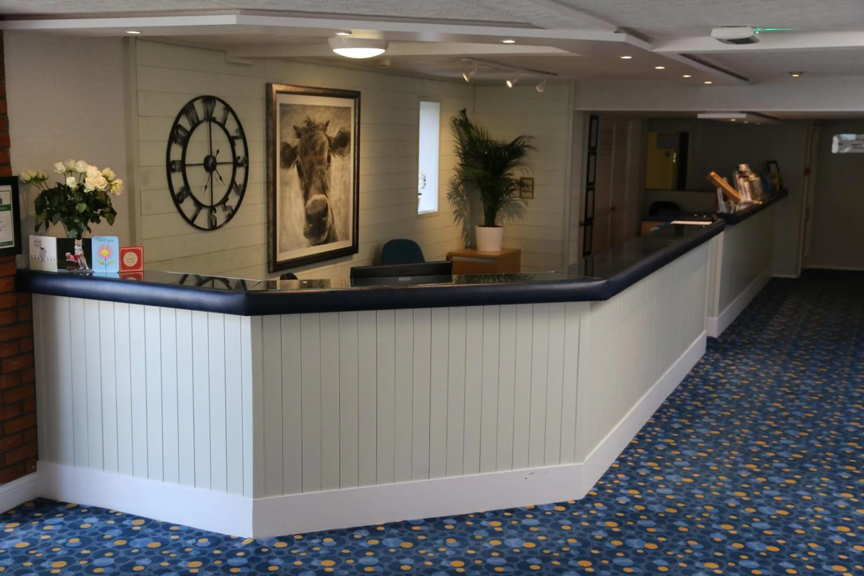 Lobby or reception in Beausite Hotel