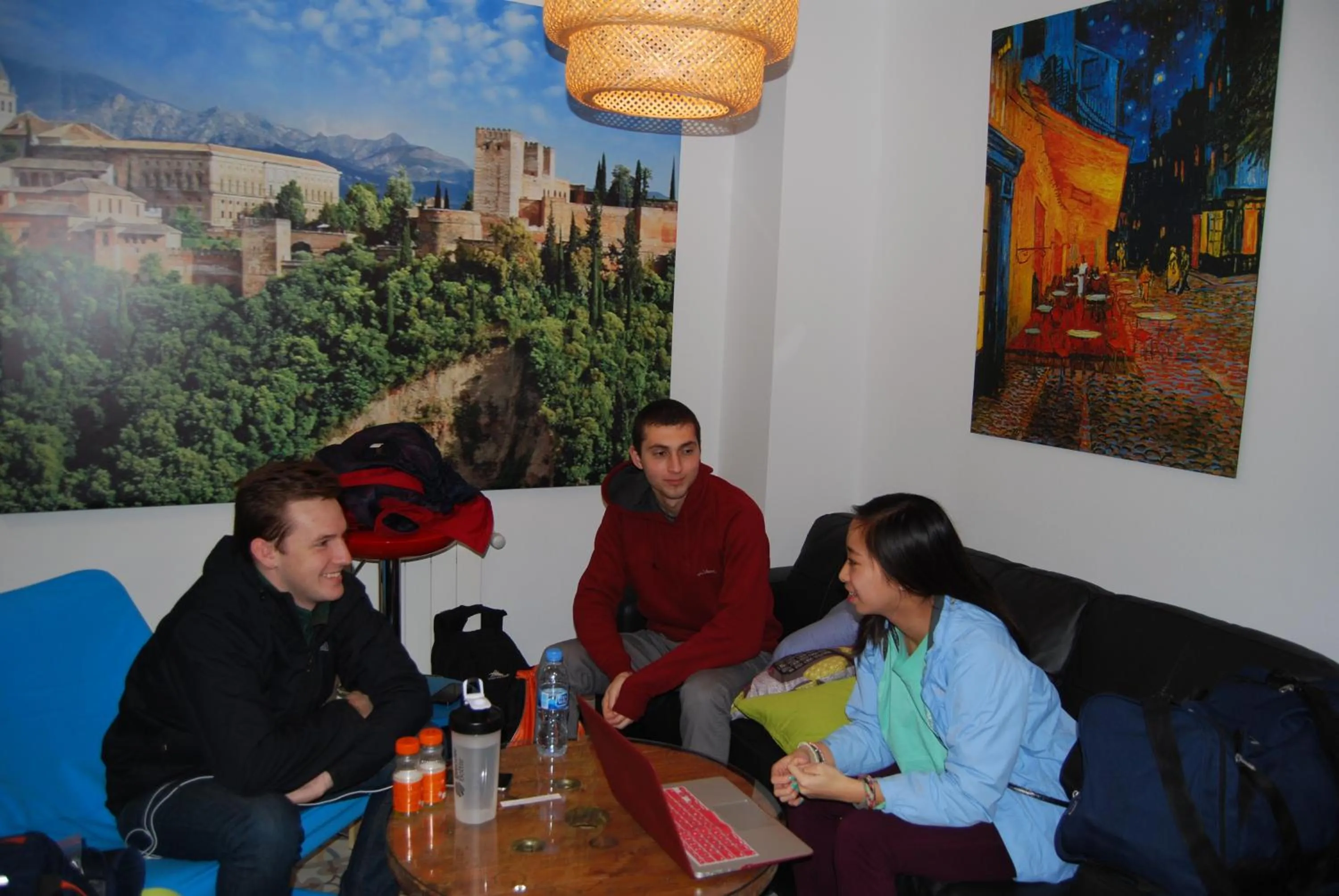 Living room in Oh! My Hostel