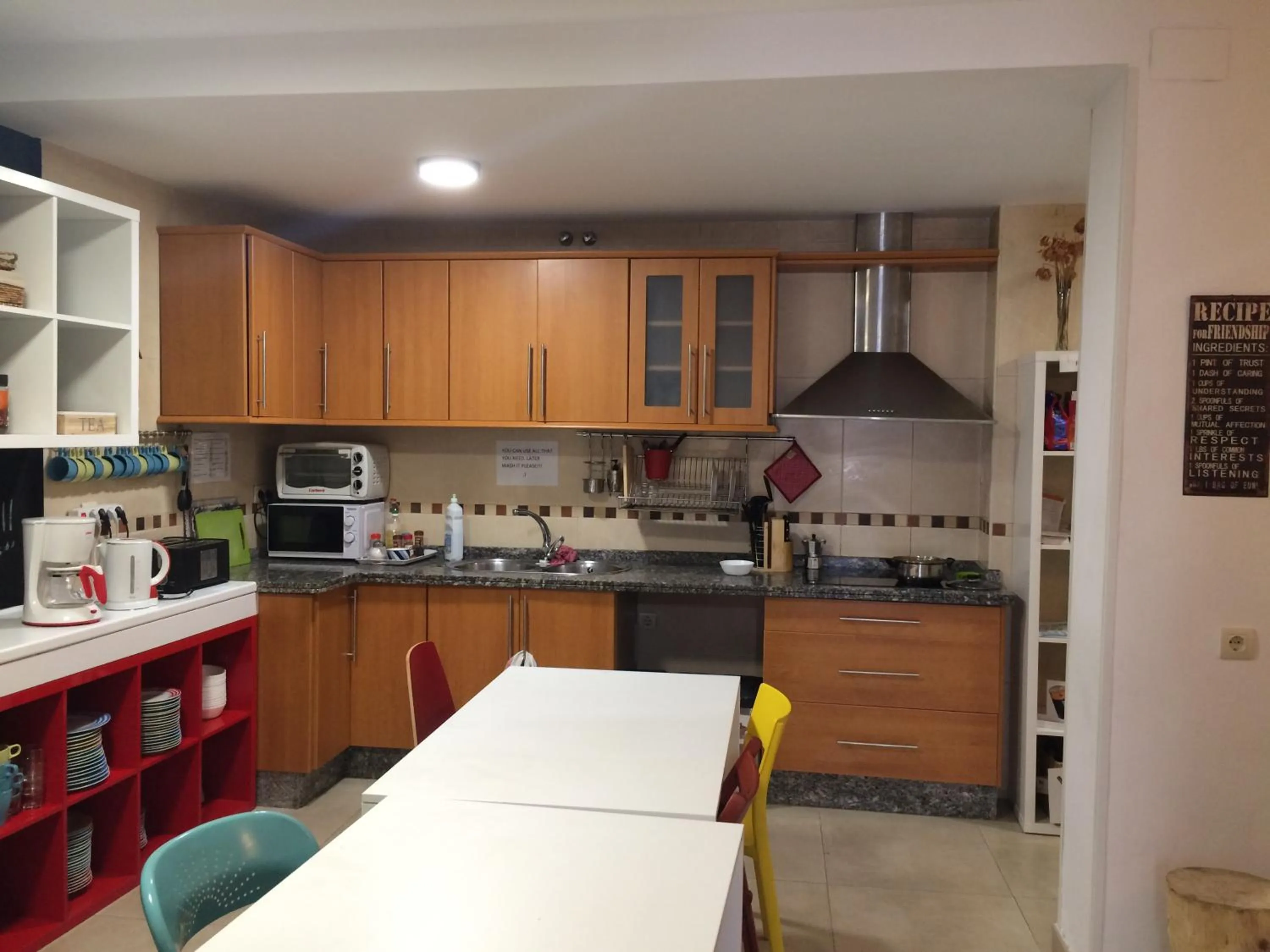 Dining area in Oh! My Hostel