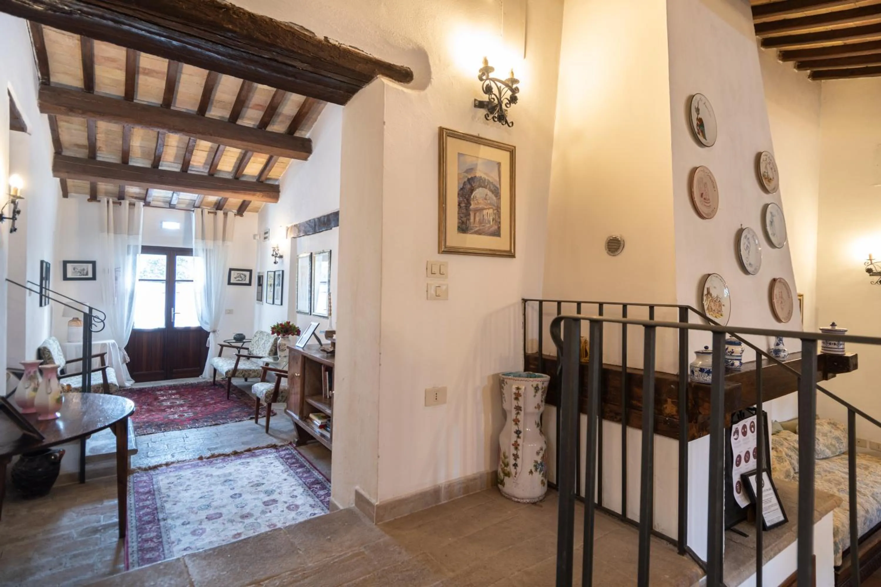 Living room in Agriturismo Sasso Rosso