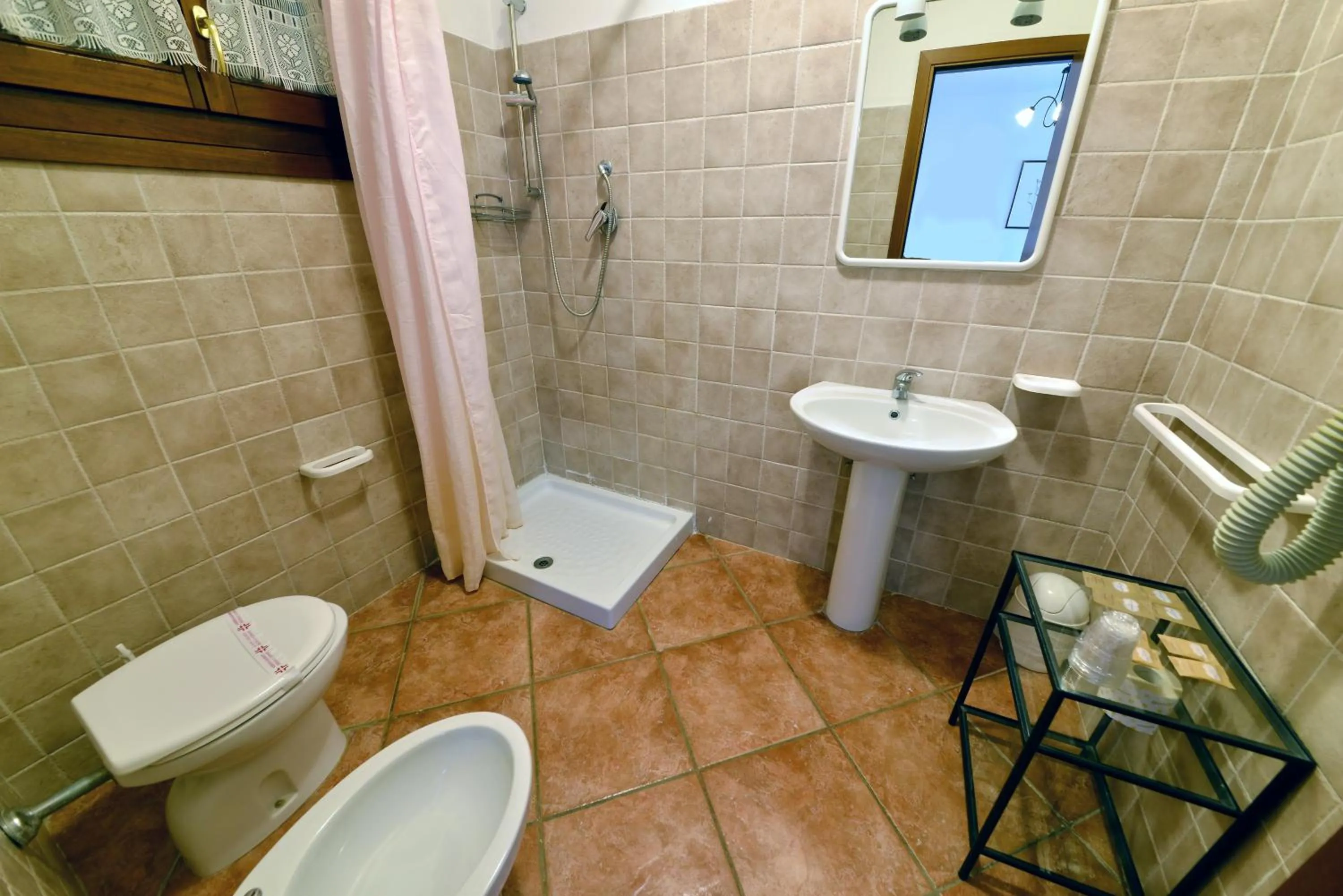 Shower in Agriturismo Sasso Rosso