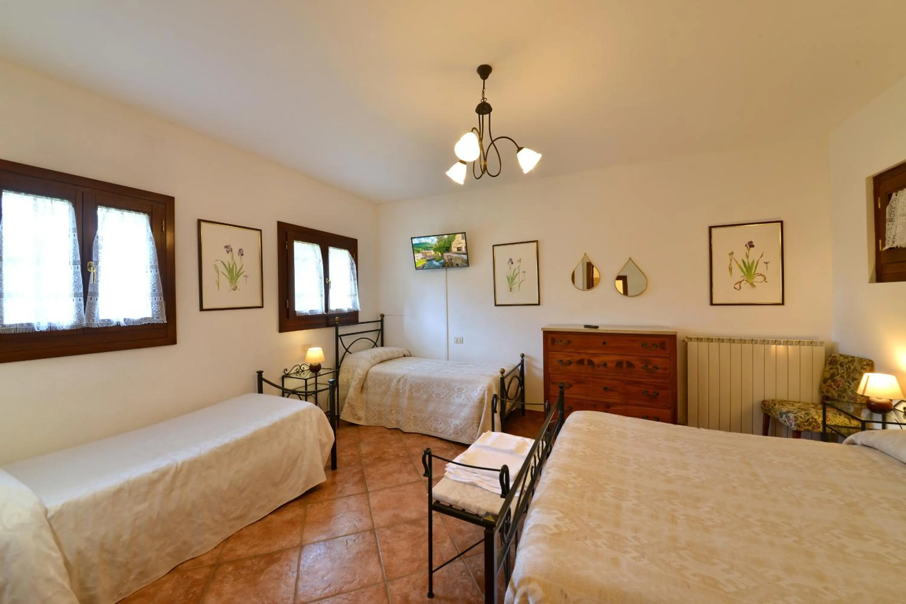 Bed in Agriturismo Sasso Rosso