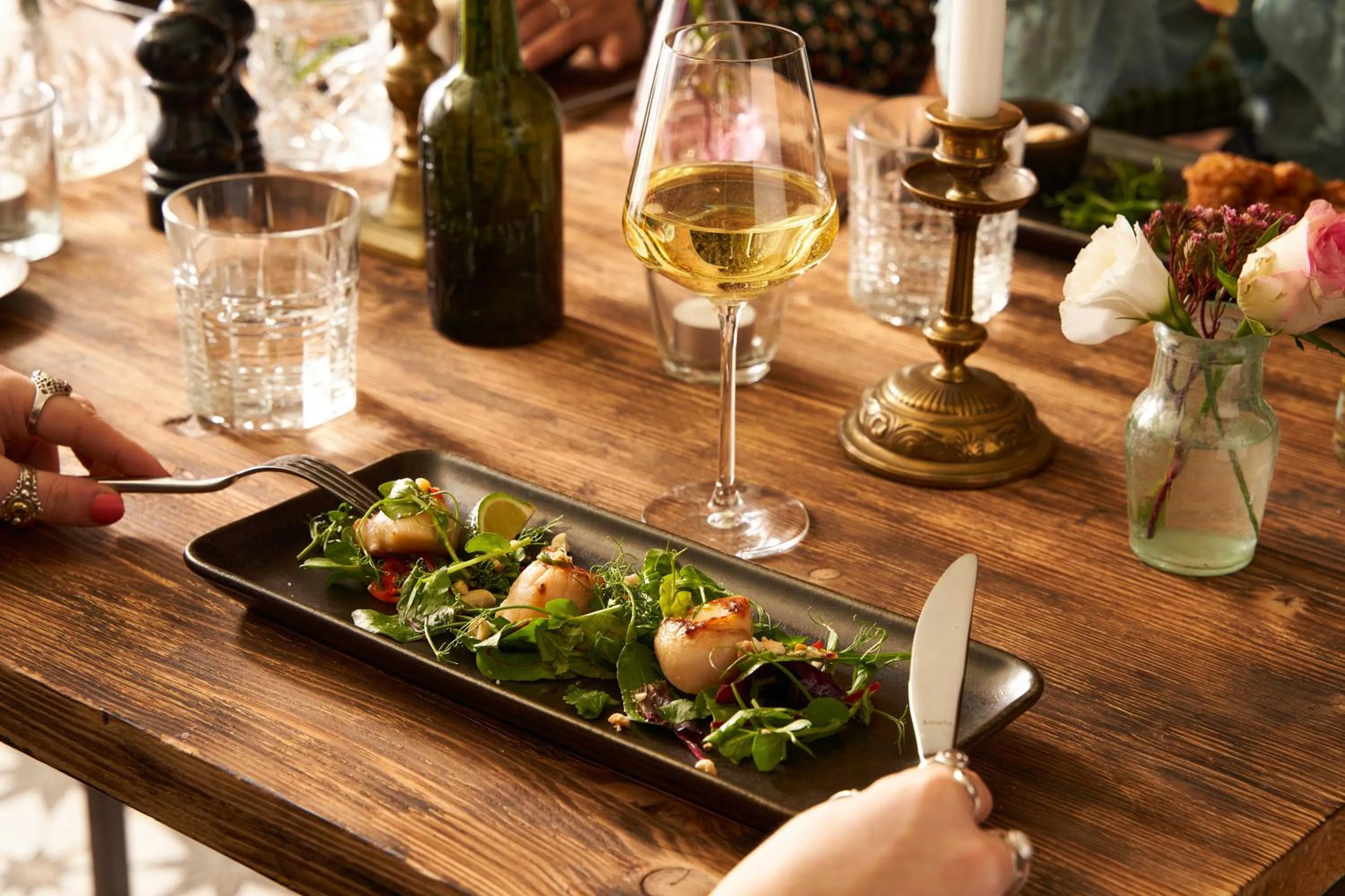 Food and drinks in The Old Custom House