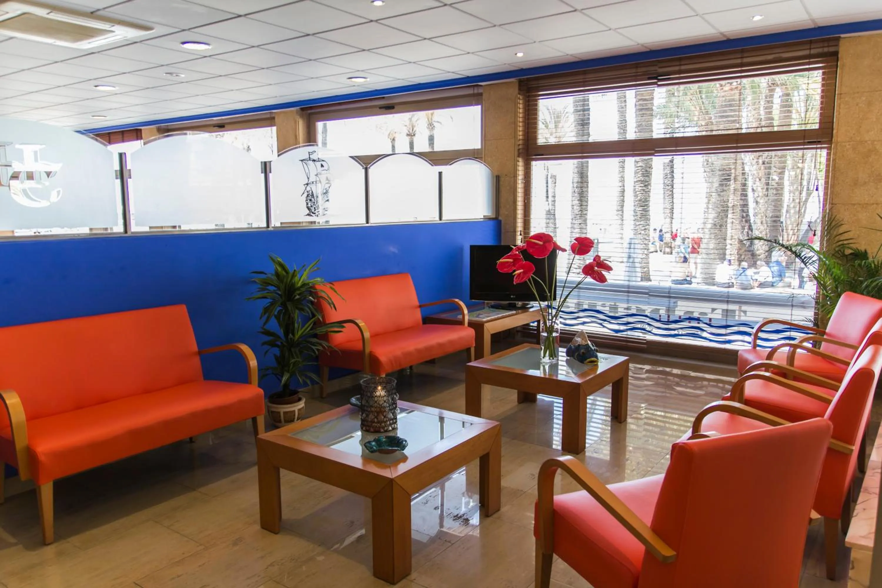 Lobby or reception in Hotel Colón