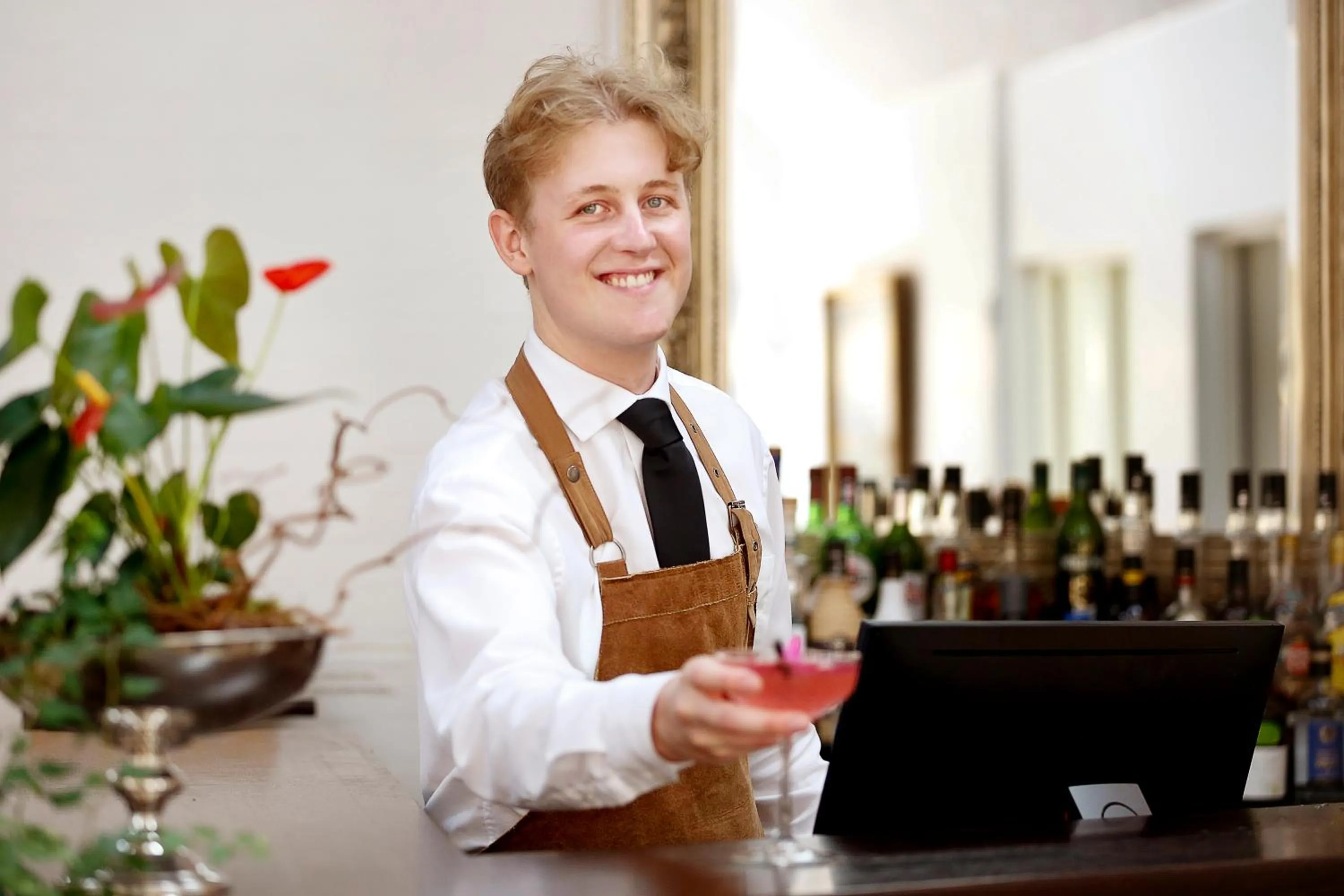 Lounge or bar in Hotel Thinggaard