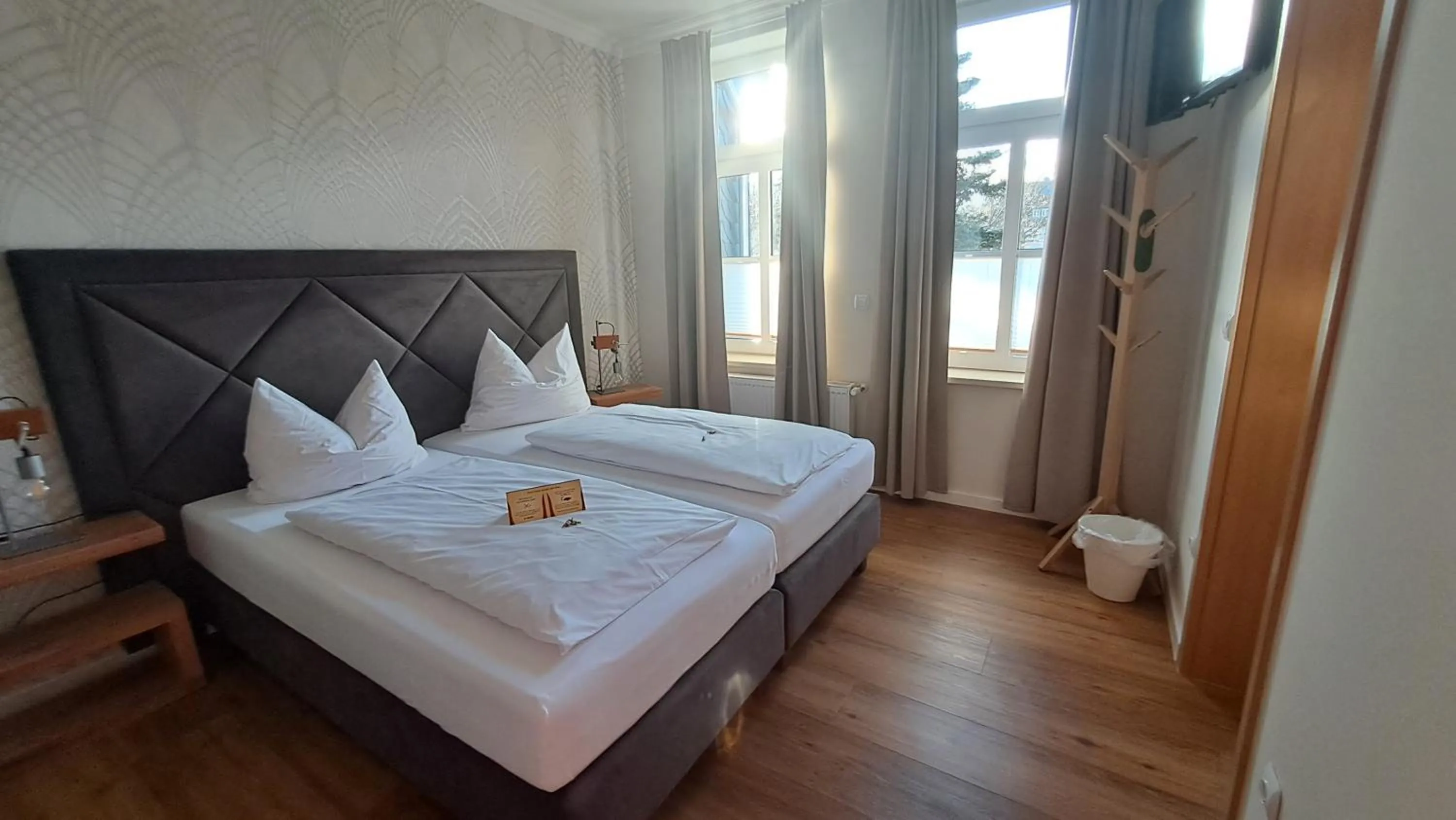 Bed in Hotel Kaiserhof