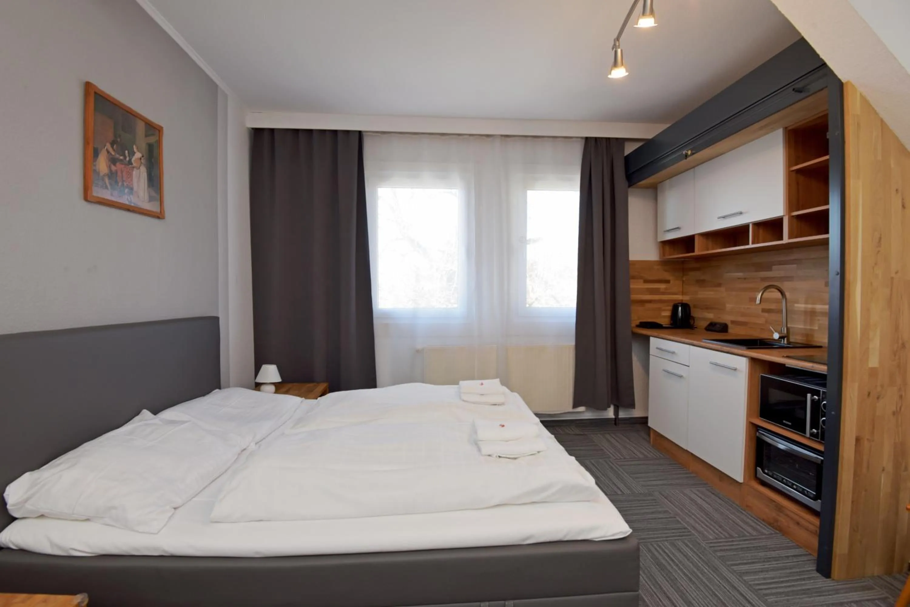 Bed in Hotel Zum Gründle