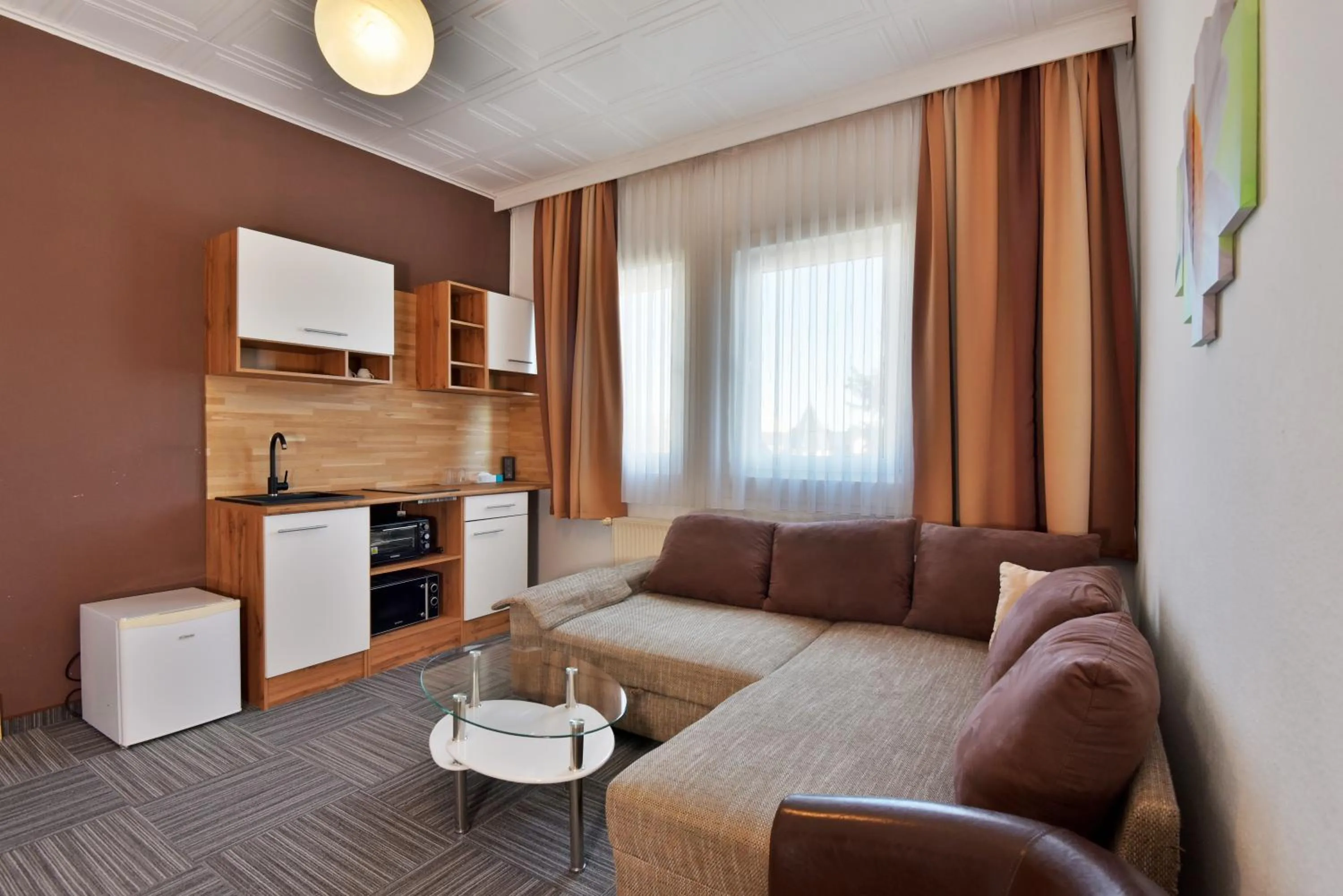 Kitchen or kitchenette in Hotel Zum Gründle