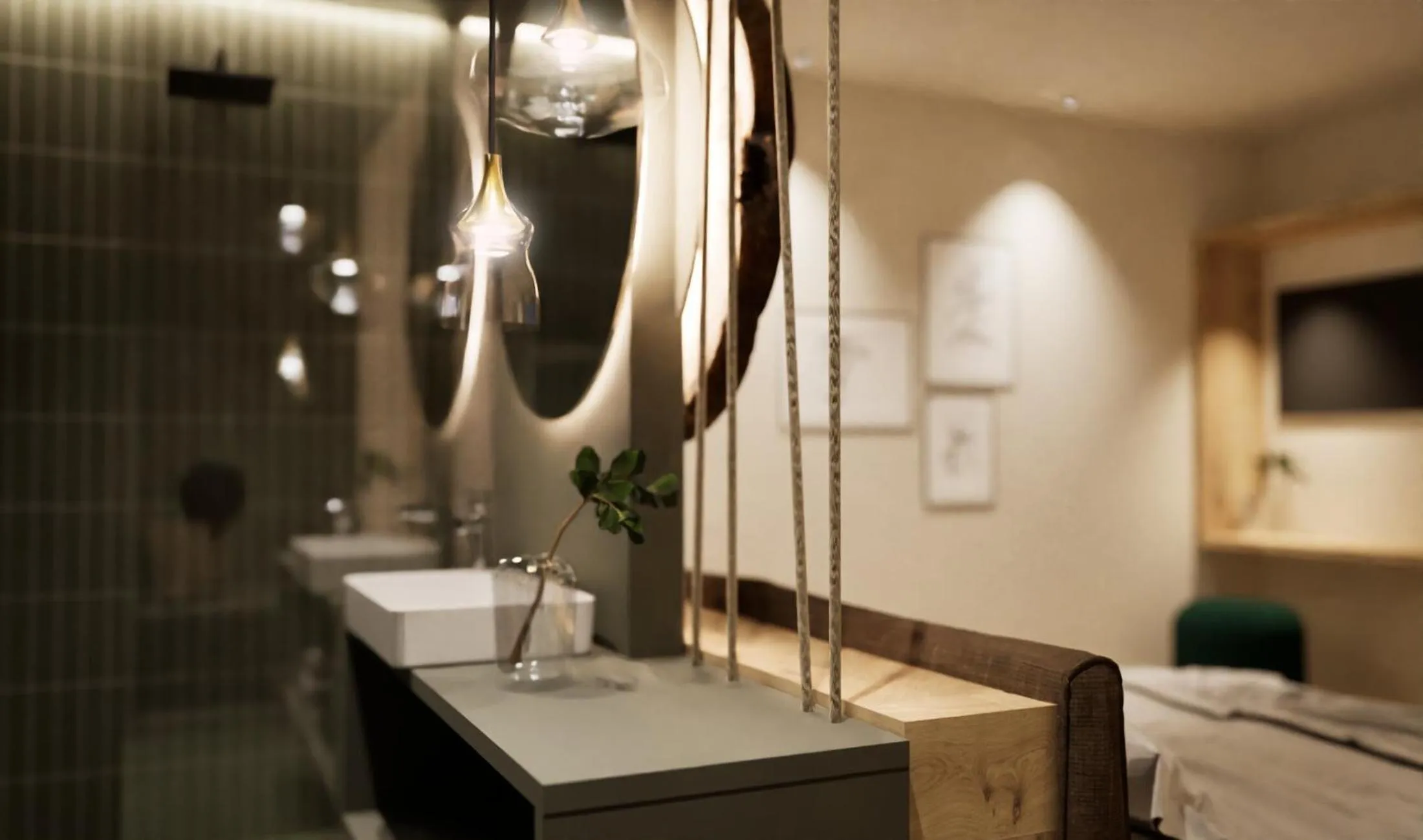 Bathroom in Hotel Erica