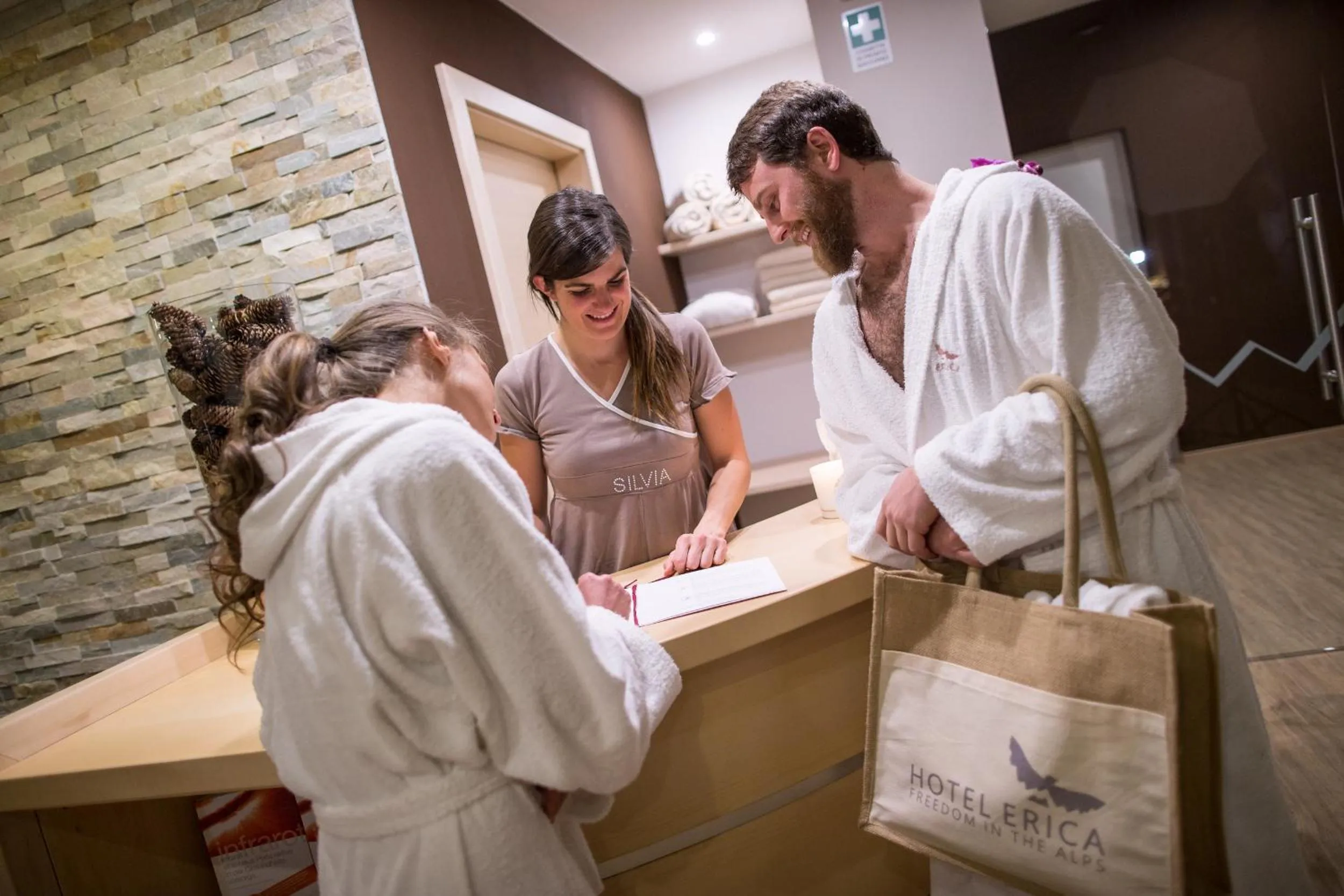 People in Hotel Erica