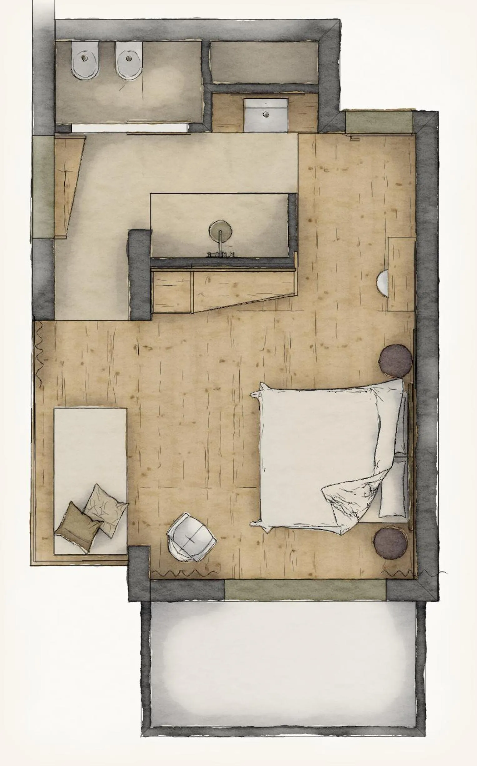 Floor plan in Hotel Erica