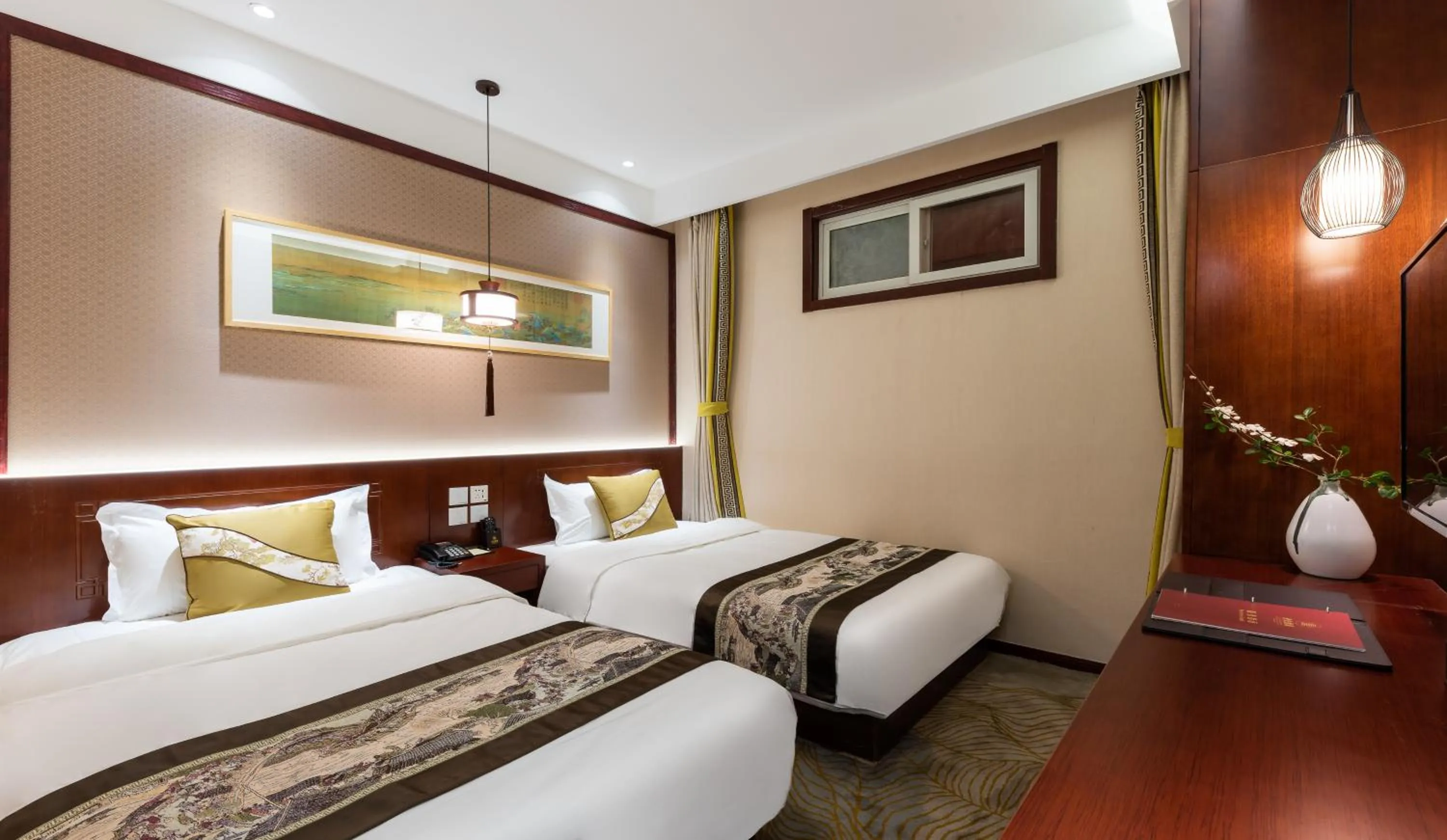 Photo of the whole room, Bed in Chinese Culture Holiday Hotel 唐府