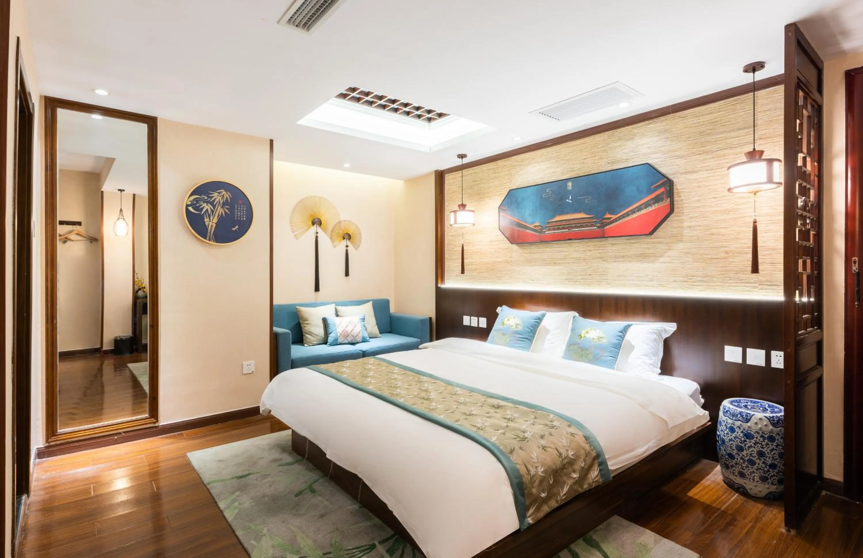 Bed in Chinese Culture Holiday Hotel 唐府