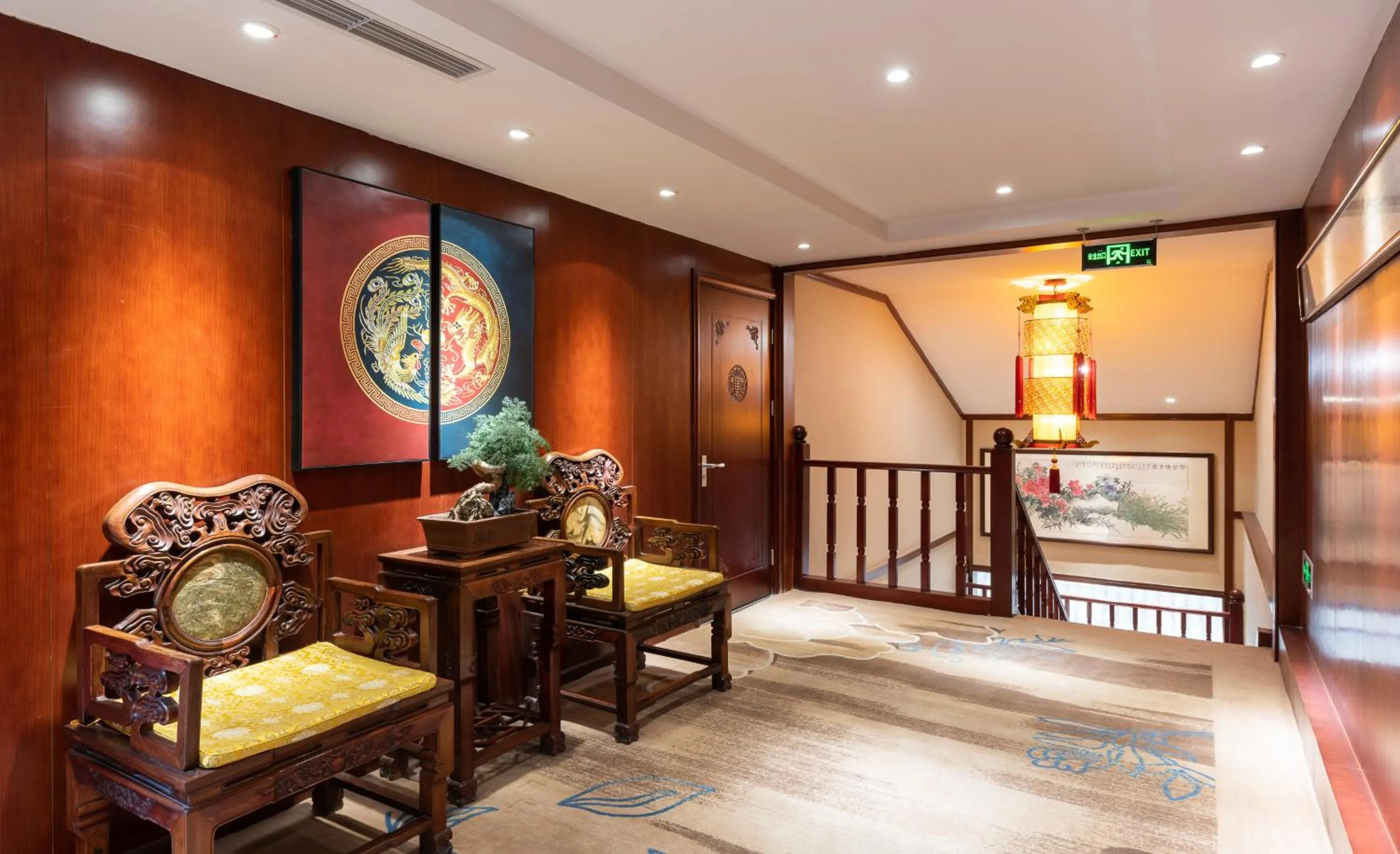 Decorative detail in Chinese Culture Holiday Hotel 唐府