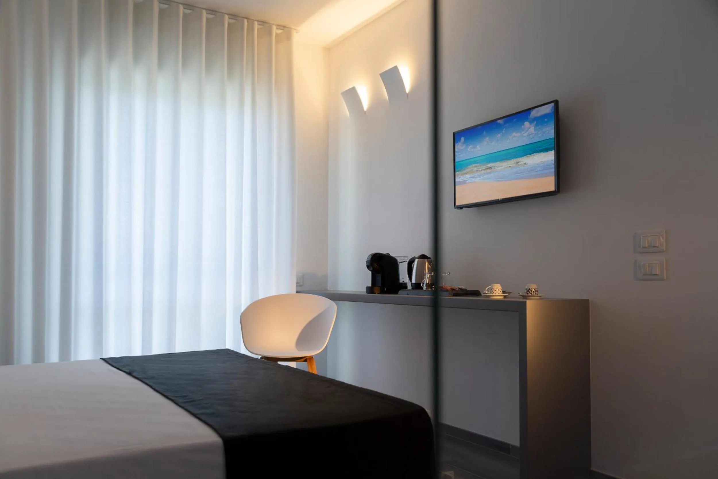 Bed in Hotel Mediterraneo