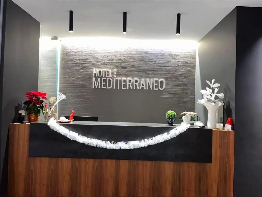 Lobby or reception in Hotel Mediterraneo