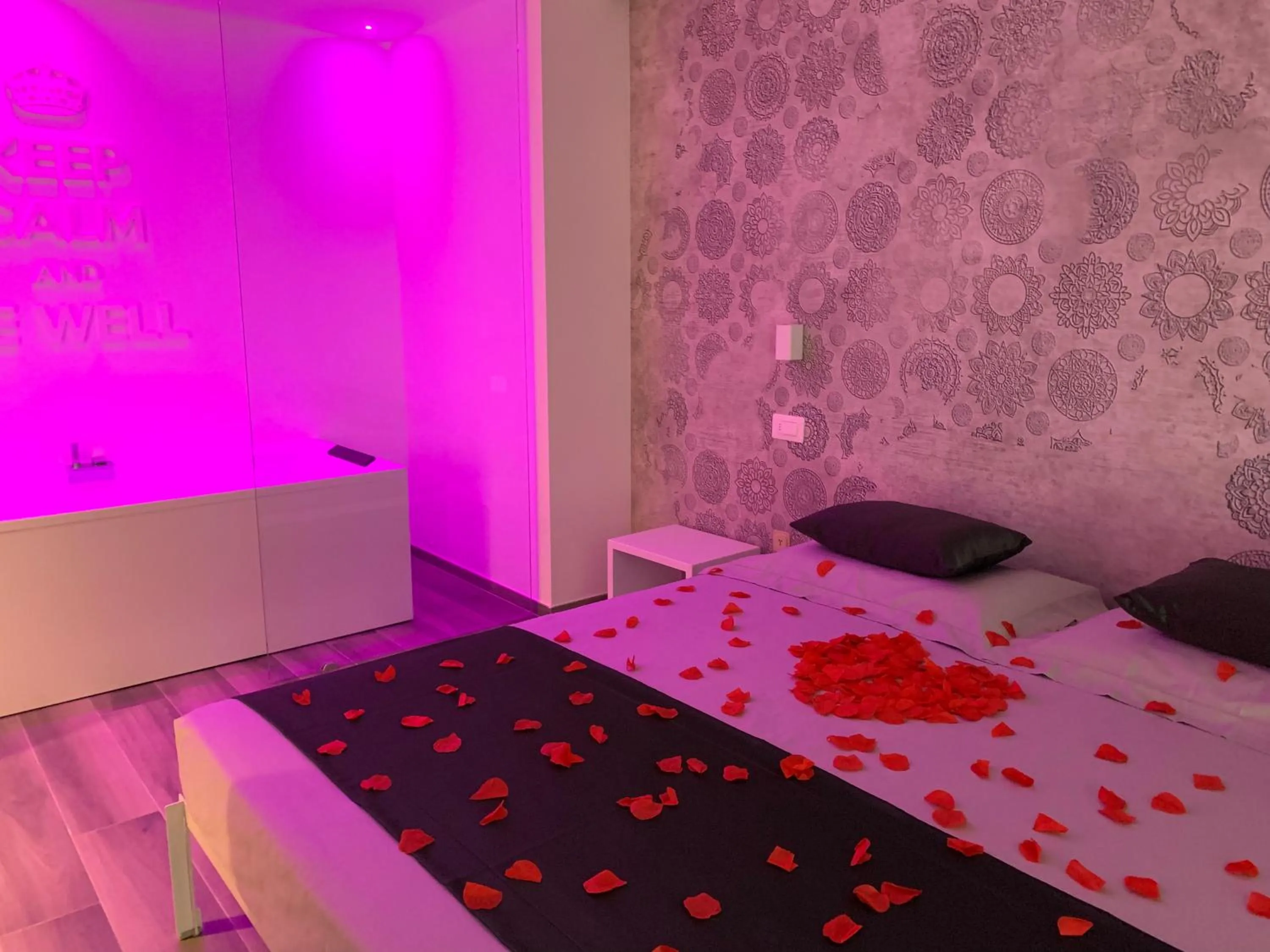 Bed in Hotel Mediterraneo