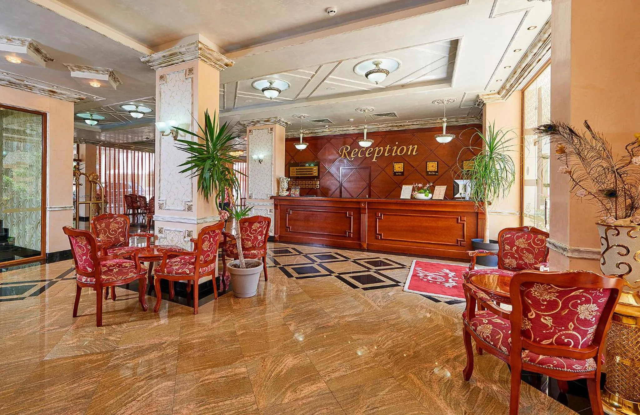 Lobby or reception in Karolina Hotel