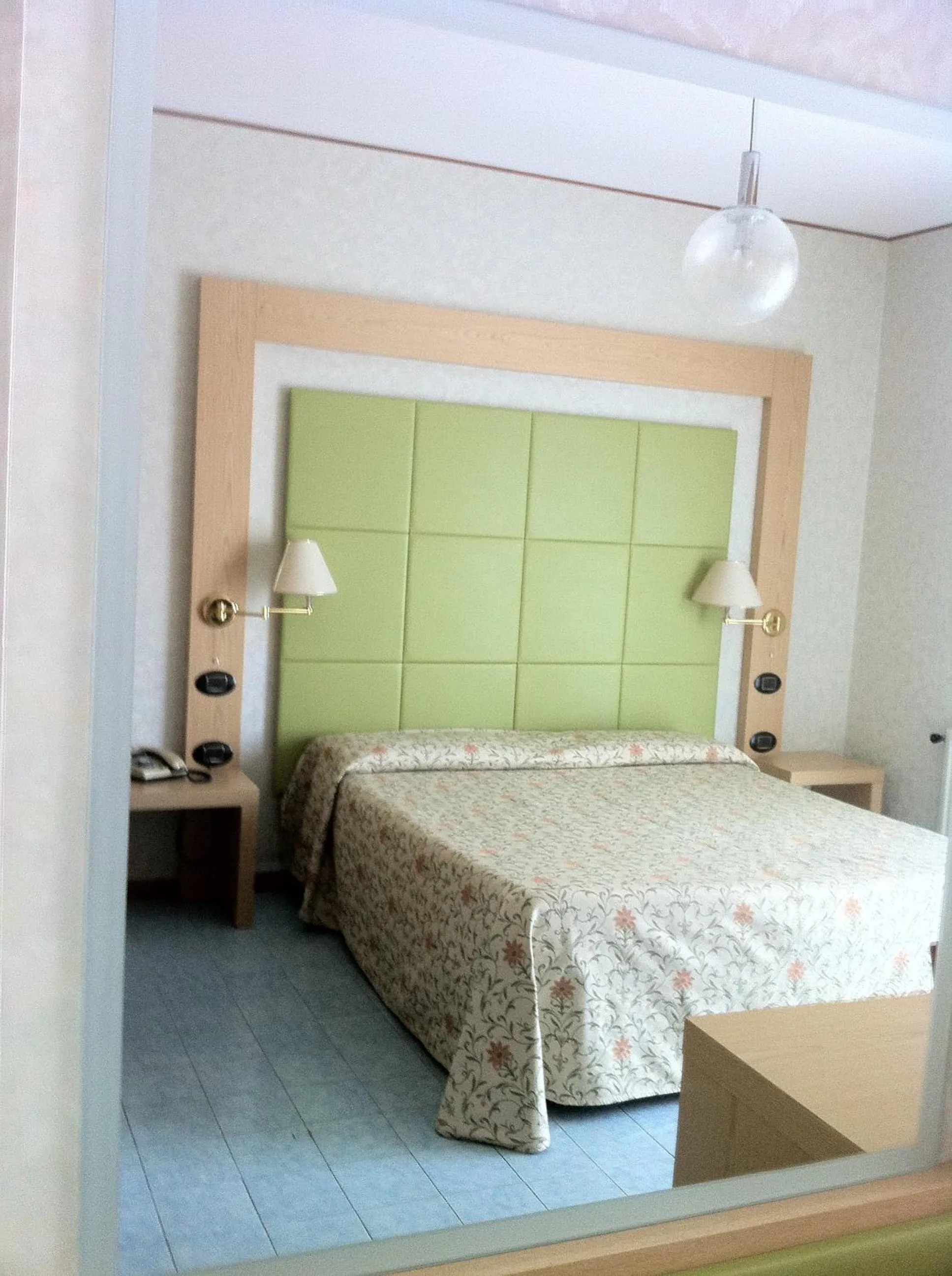 Decorative detail, Bed in Hotel Lido