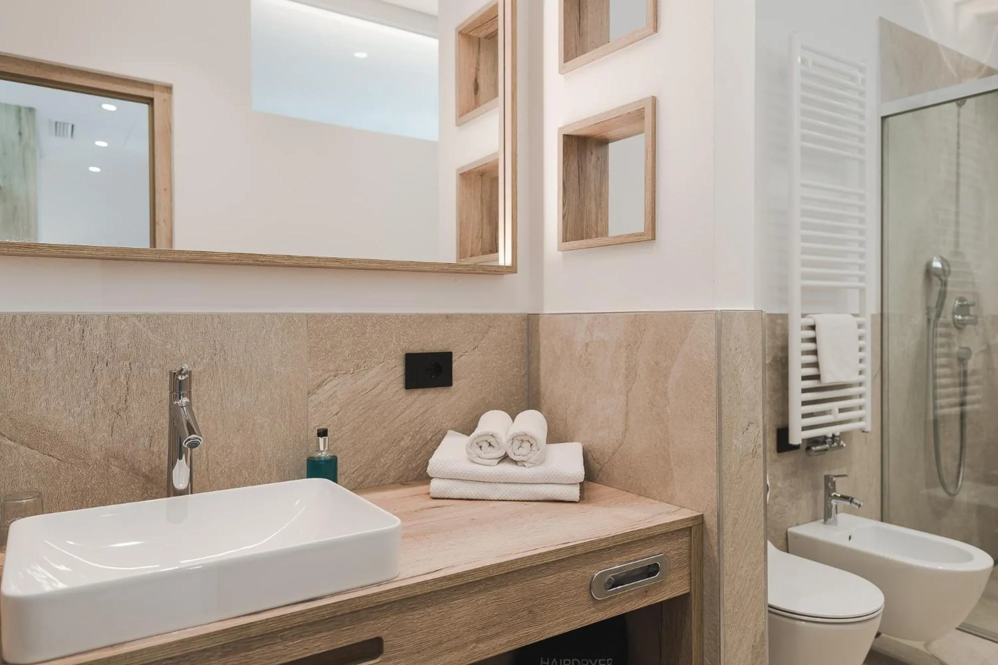 Bathroom in Hotel Mandelhof