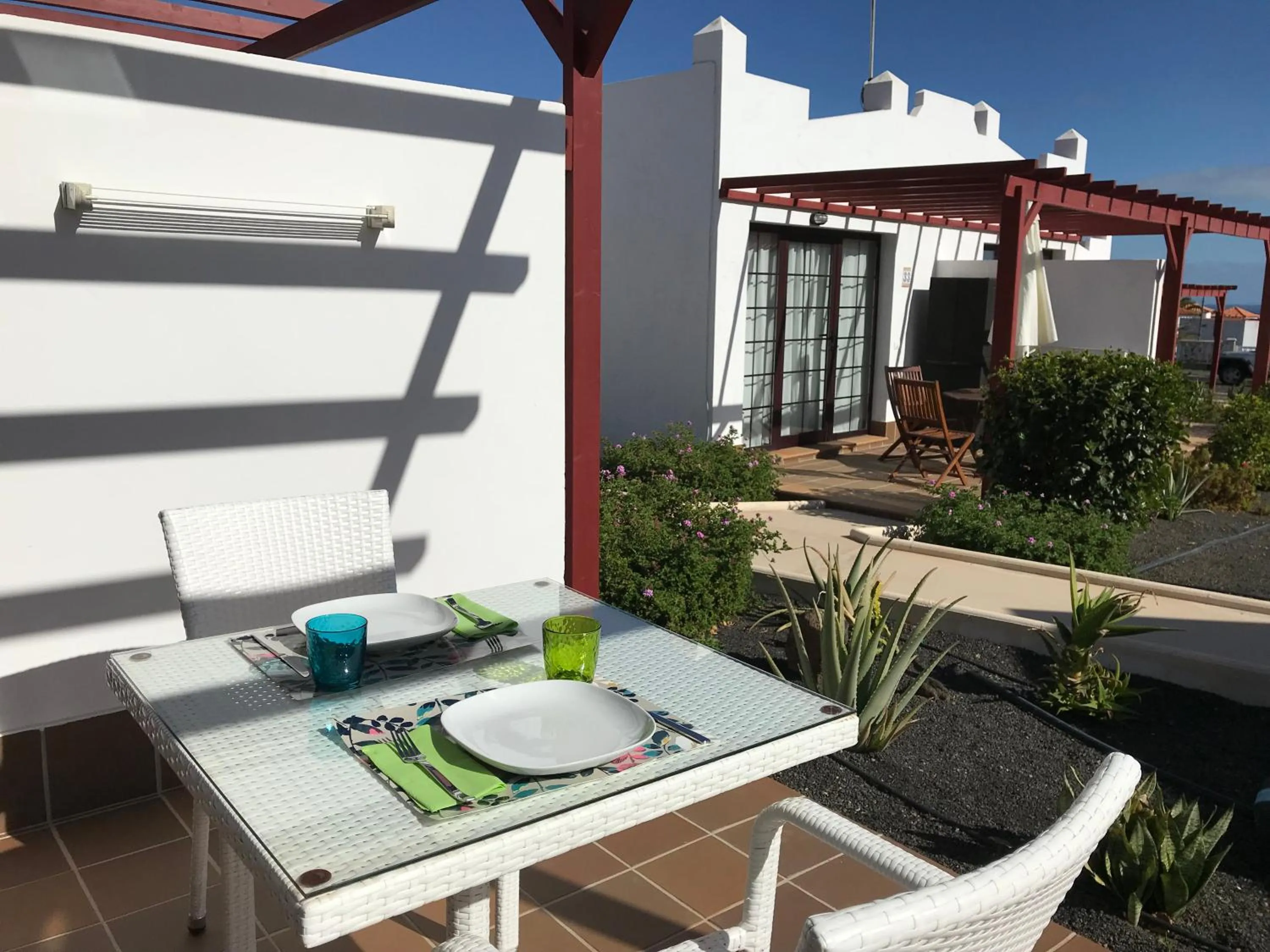 Patio in Bungalow Silvia