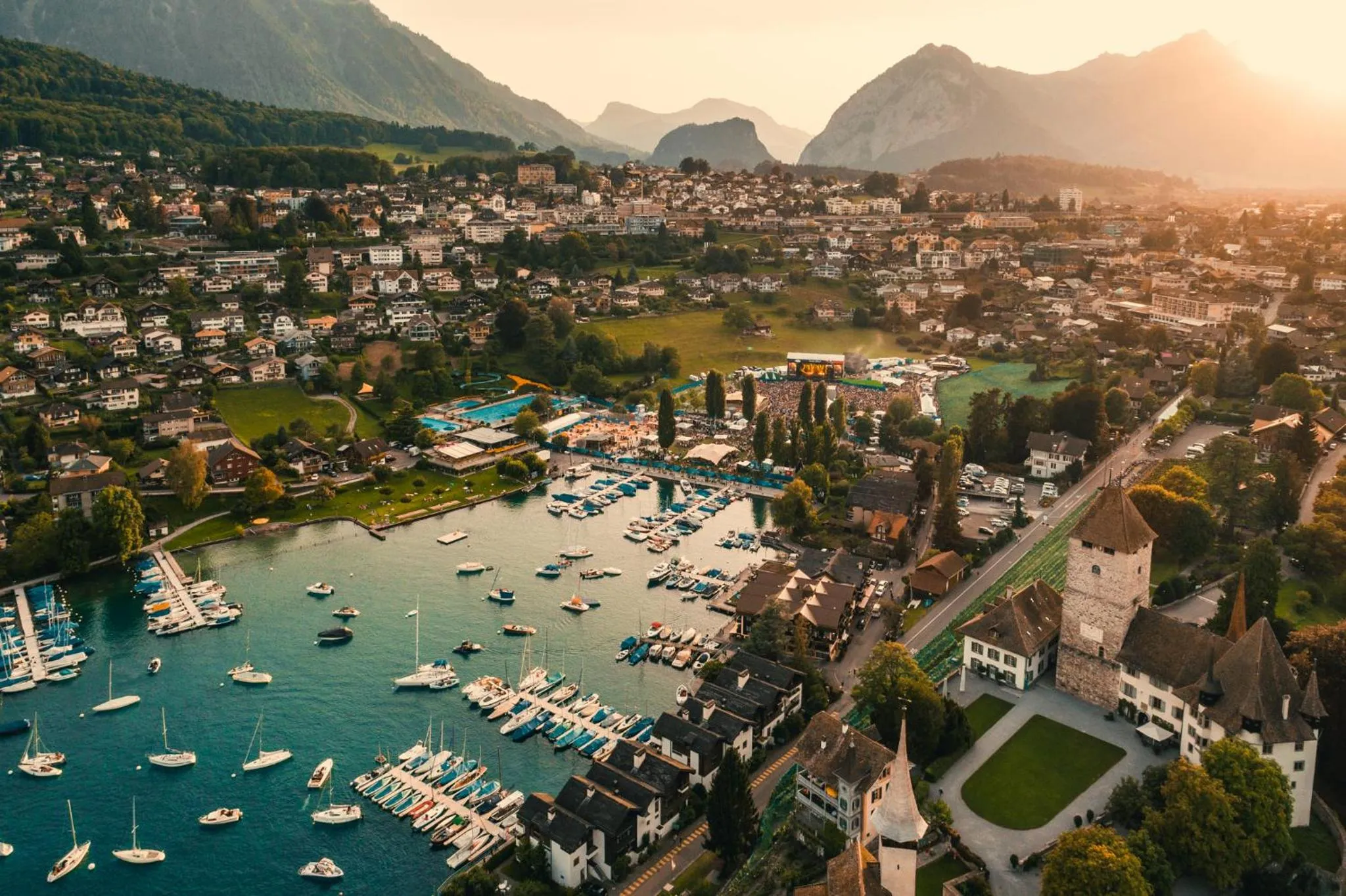 Bird's eye view in Hotel Seaside