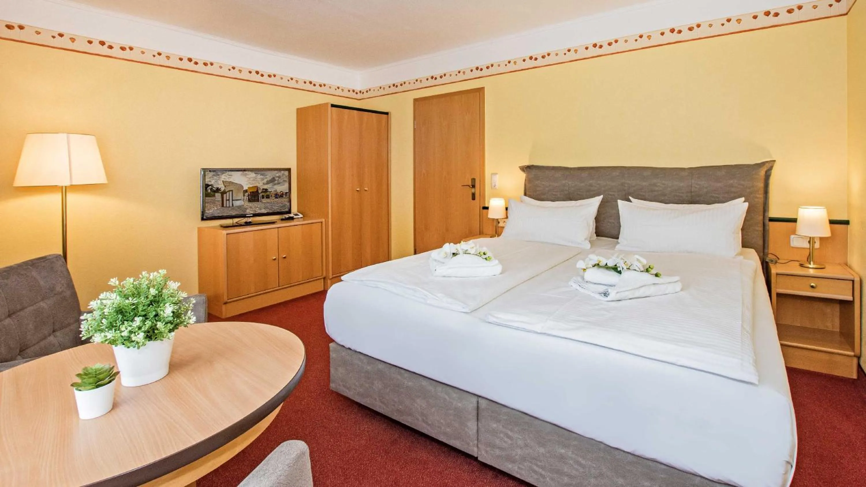Bed in Hotel Garni Nussbaumhof