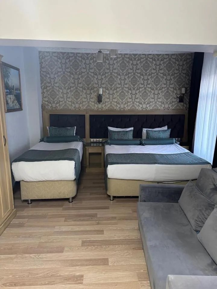 Bed in Blue Tuana Hotel Old City