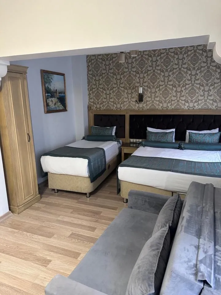 Bed in Blue Tuana Hotel Old City