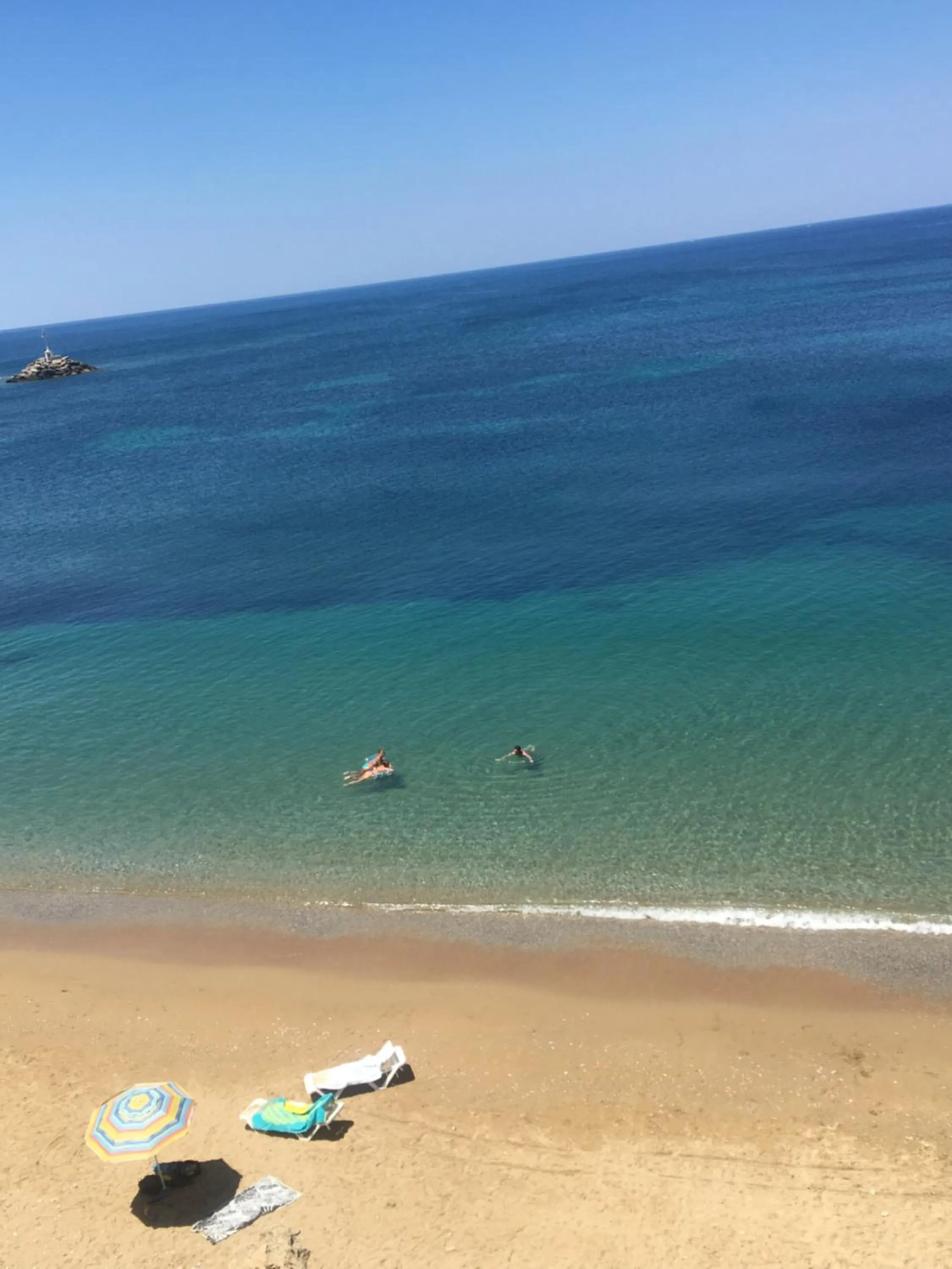 Beach in Dionisos Hotel