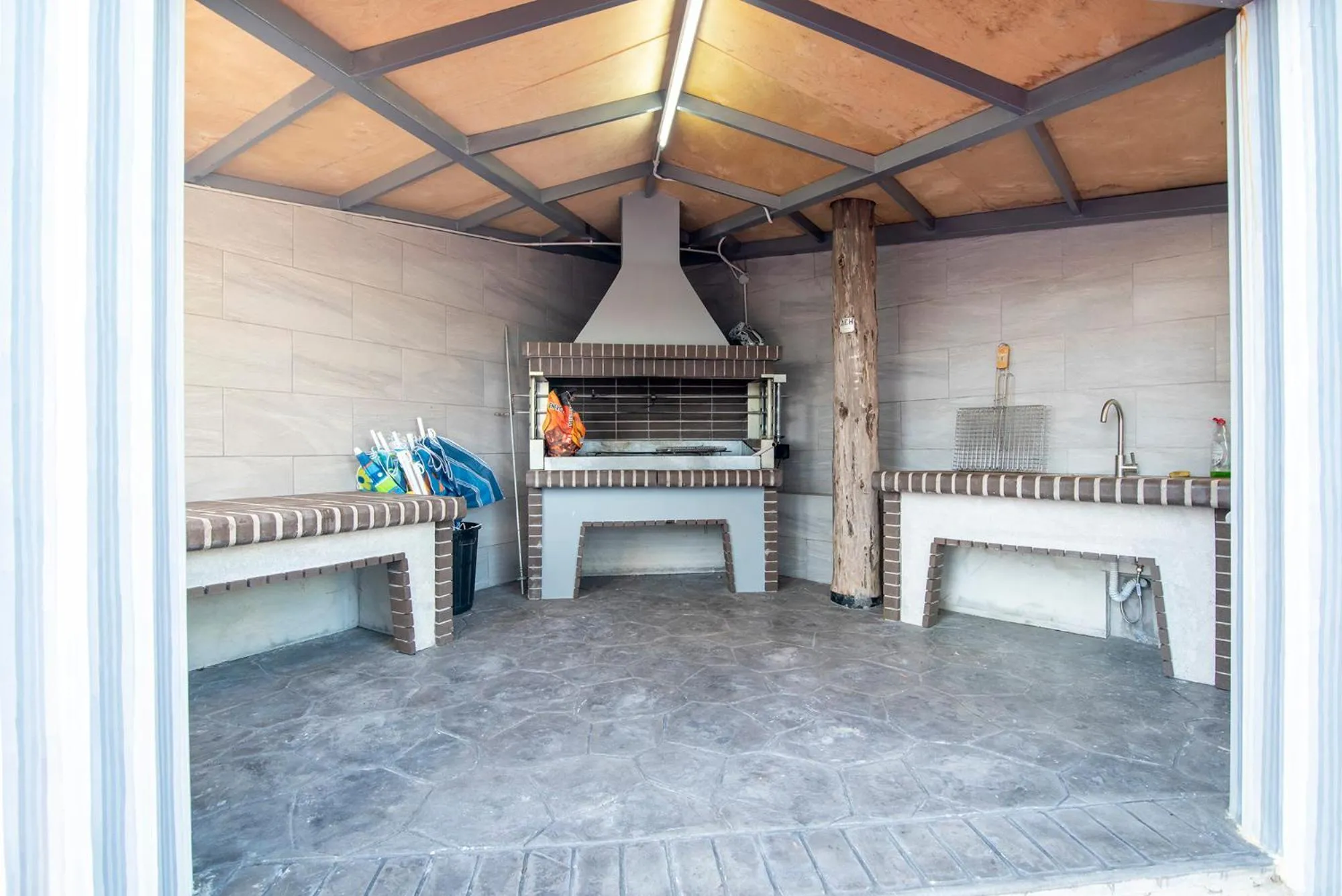 BBQ facilities in Dionisos Hotel