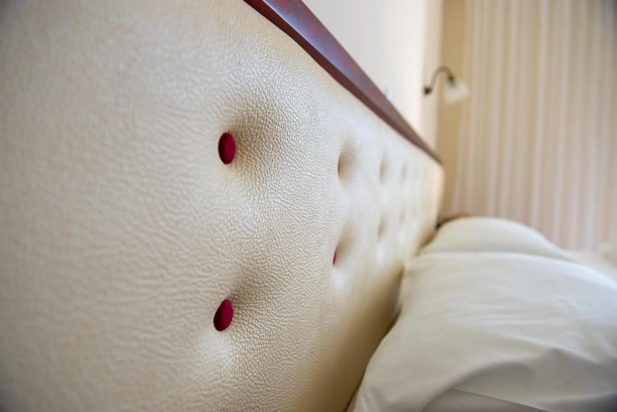 Bed in Dionisos Hotel